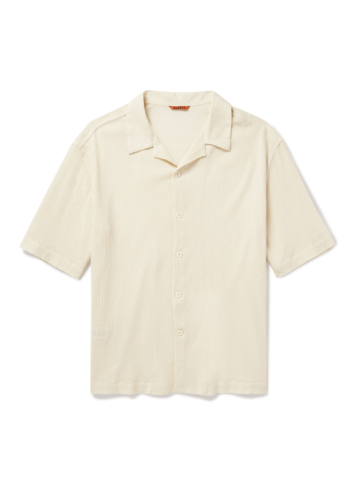 BARENA VENEZIA SOLANA CAMP-COLLAR SEERSUCKER SHIRT