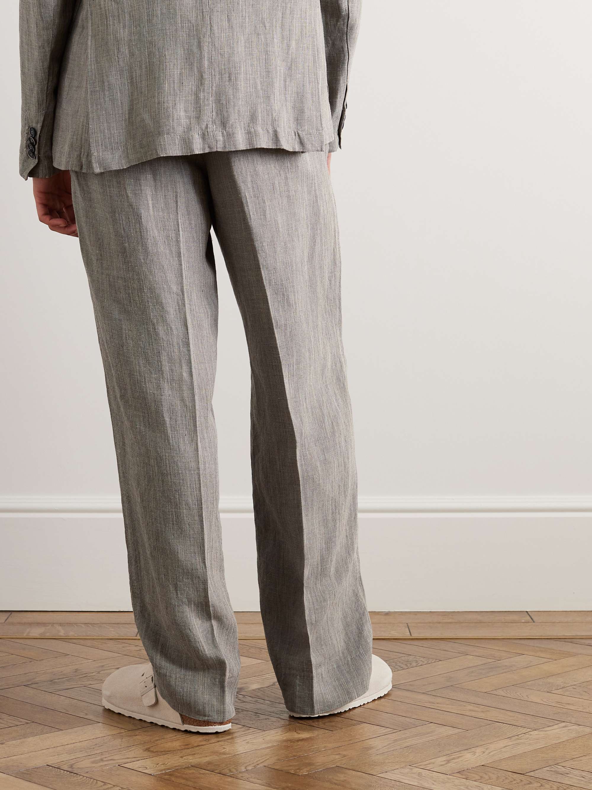 BARENA Delfo Gioli Straight-Leg Woven Trousers