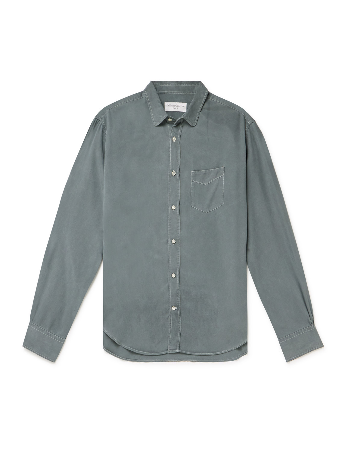 OFFICINE GENERALE LIPP TENCEL™ LYOCELL SHIRT