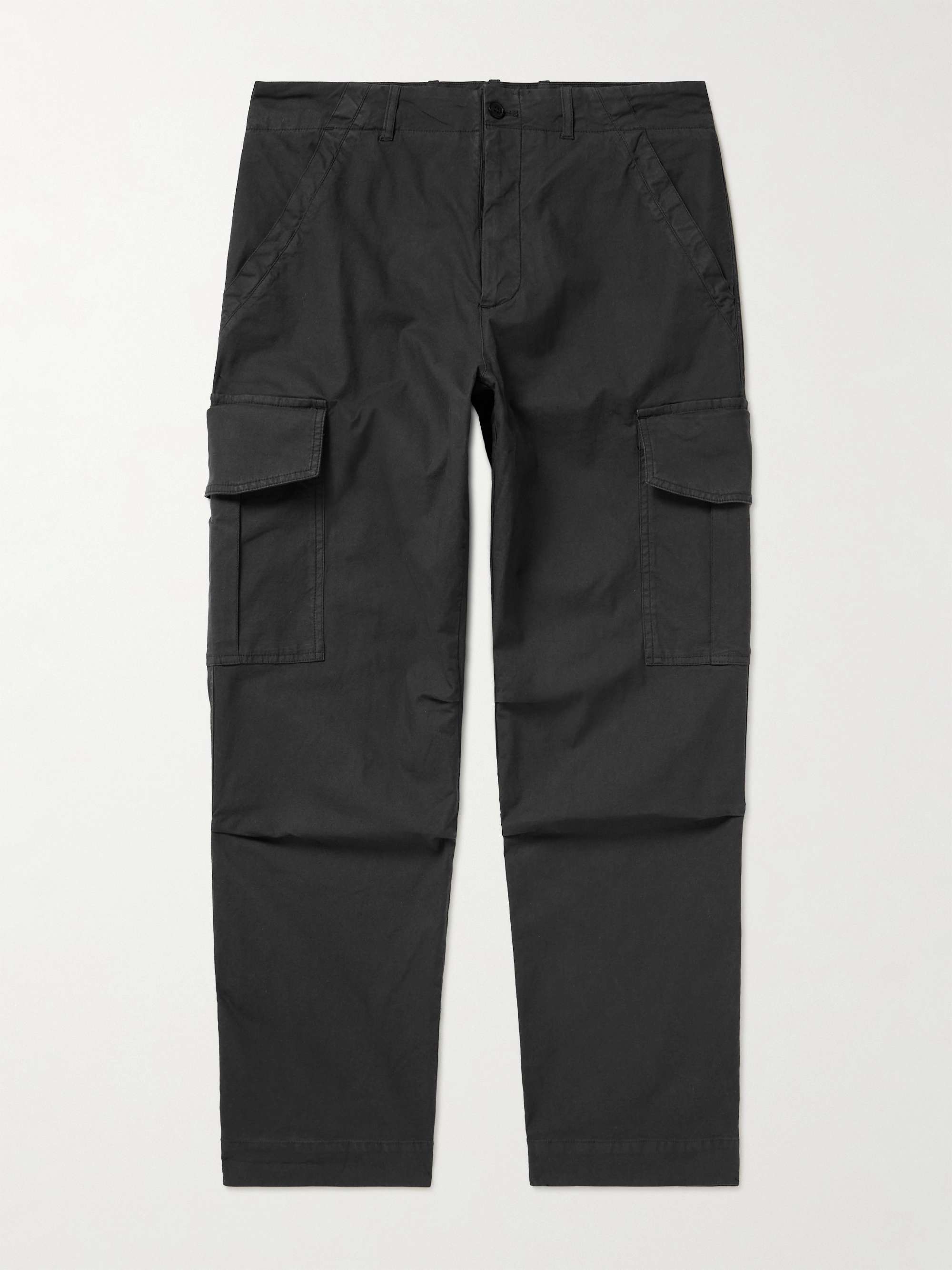 OFFICINE GÉNÉRALE Kenny Straight-Leg Cotton-Blend Cargo Trousers for ...