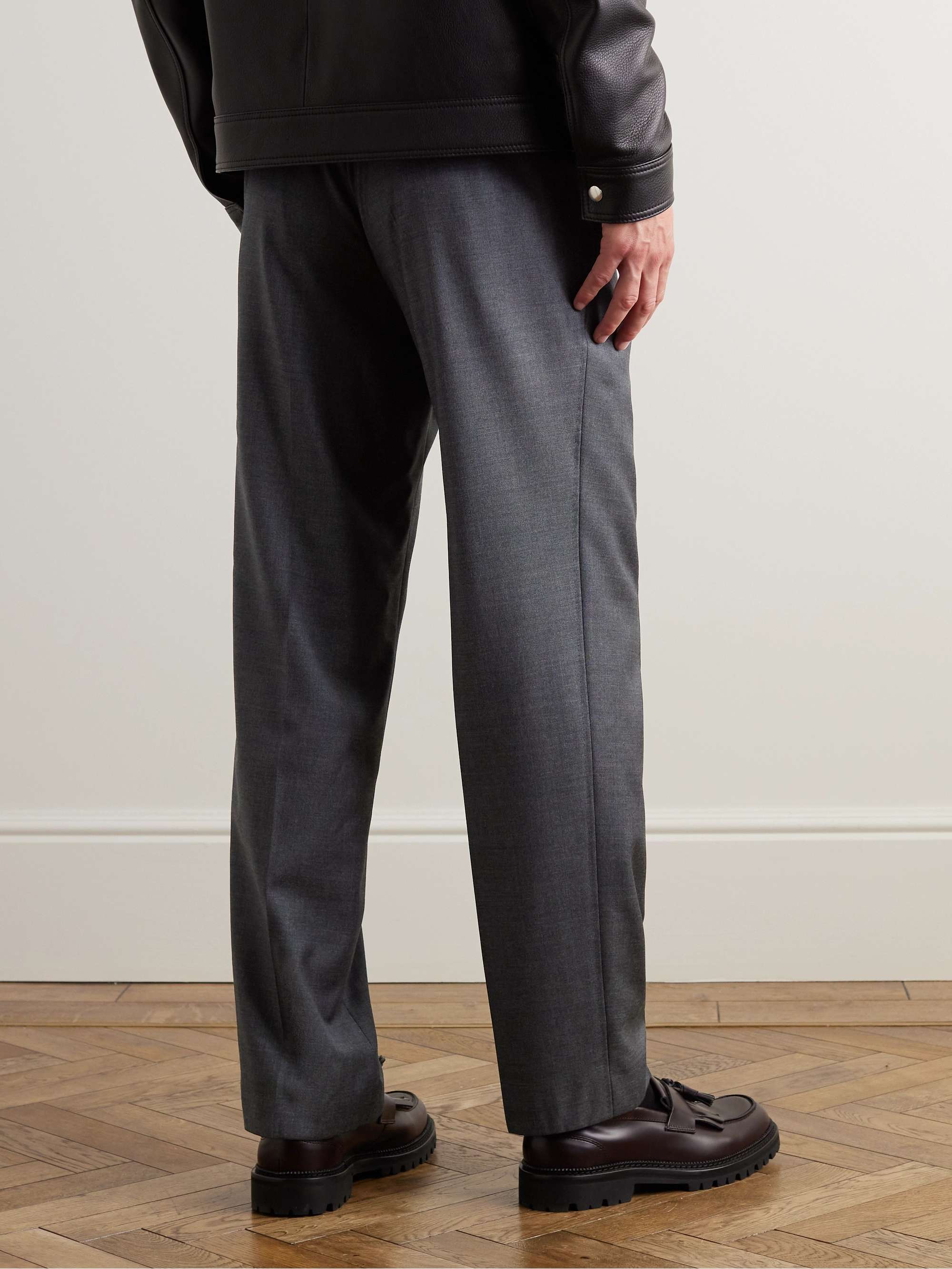 MR P. Edward Straight-Leg Wool-Twill Trousers for Men | MR PORTER