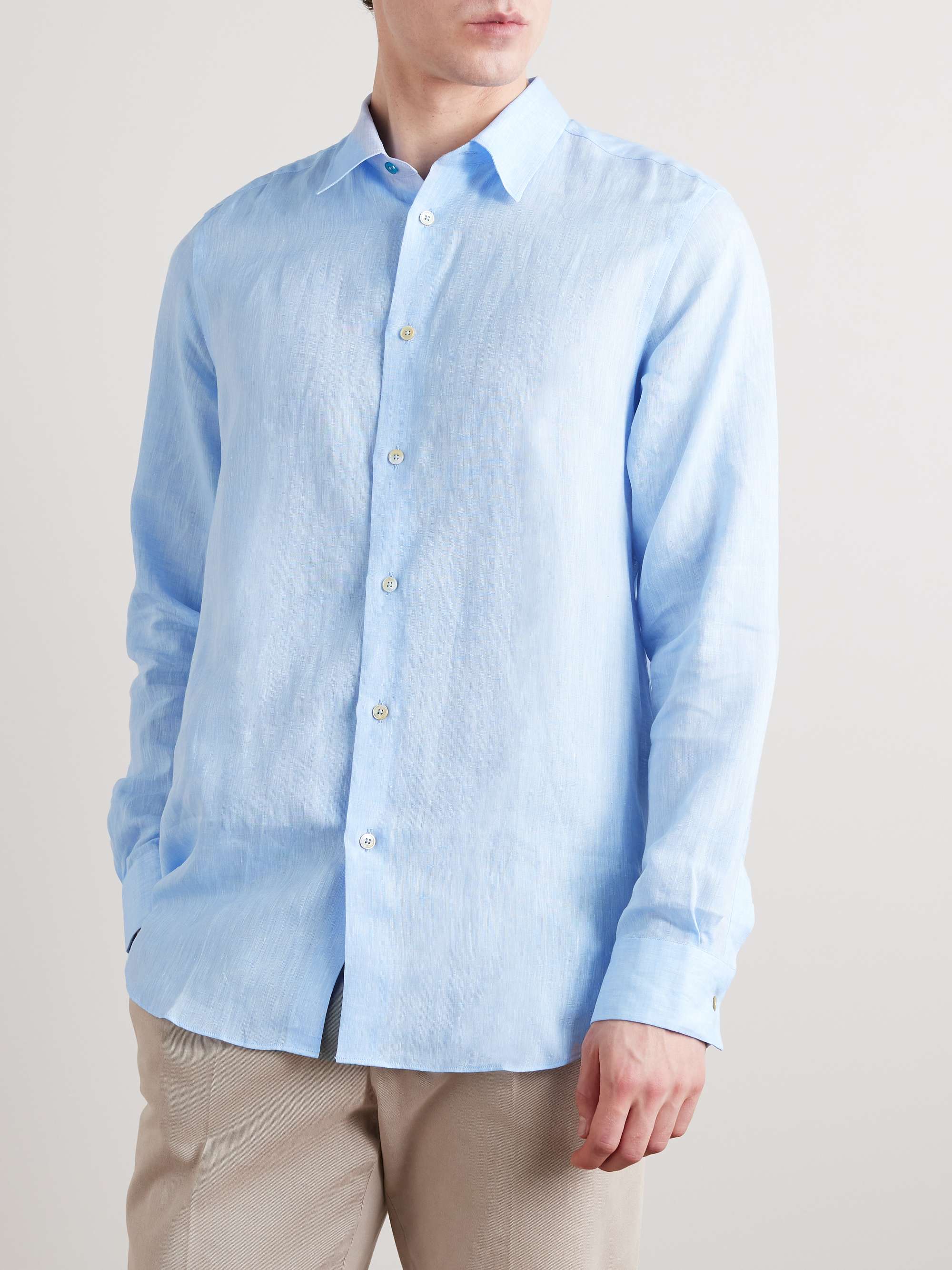 PAUL SMITH Linen Shirt for Men | MR PORTER