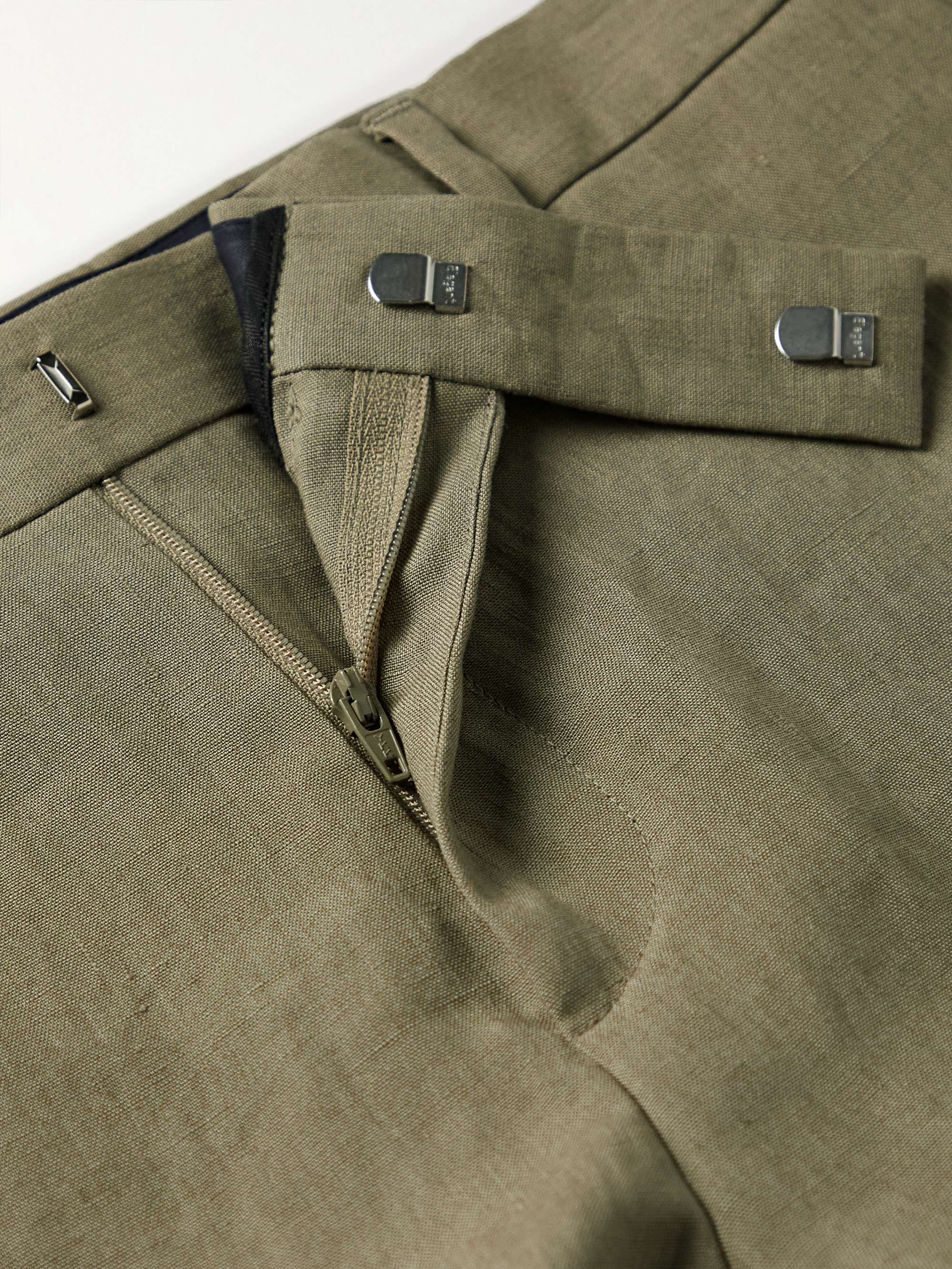PAUL SMITH Pantaloni slim-fit in lino