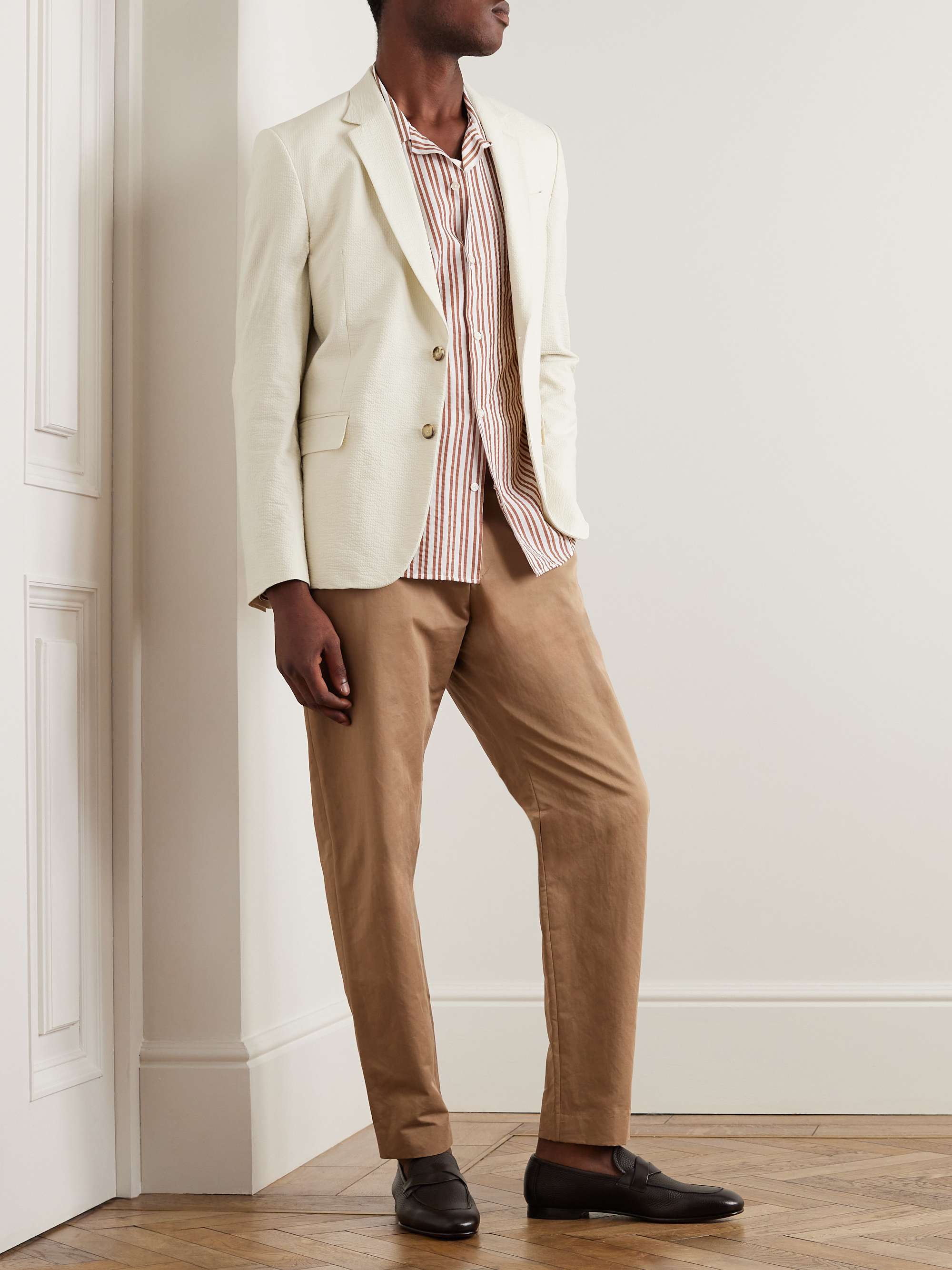 PAUL SMITH Stretch-Wool Seersucker Blazer for Men | MR PORTER