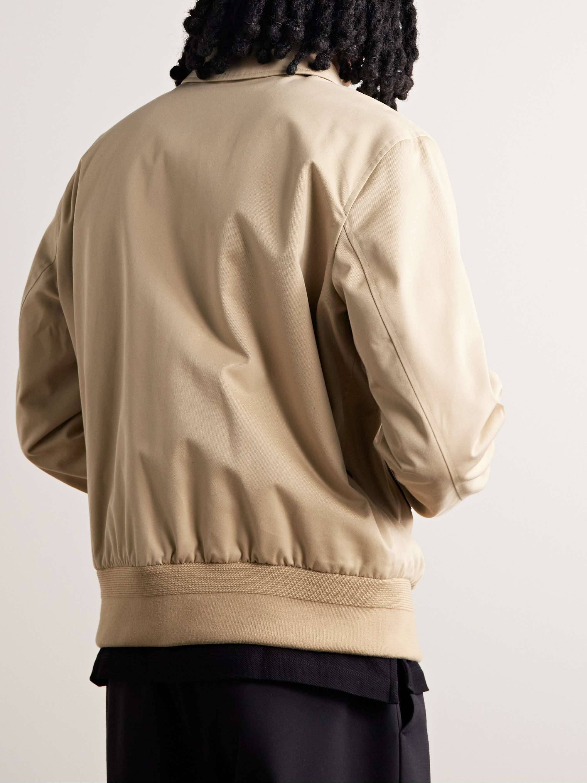 BURBERRY Cotton-Gabardine Blouson Jacket