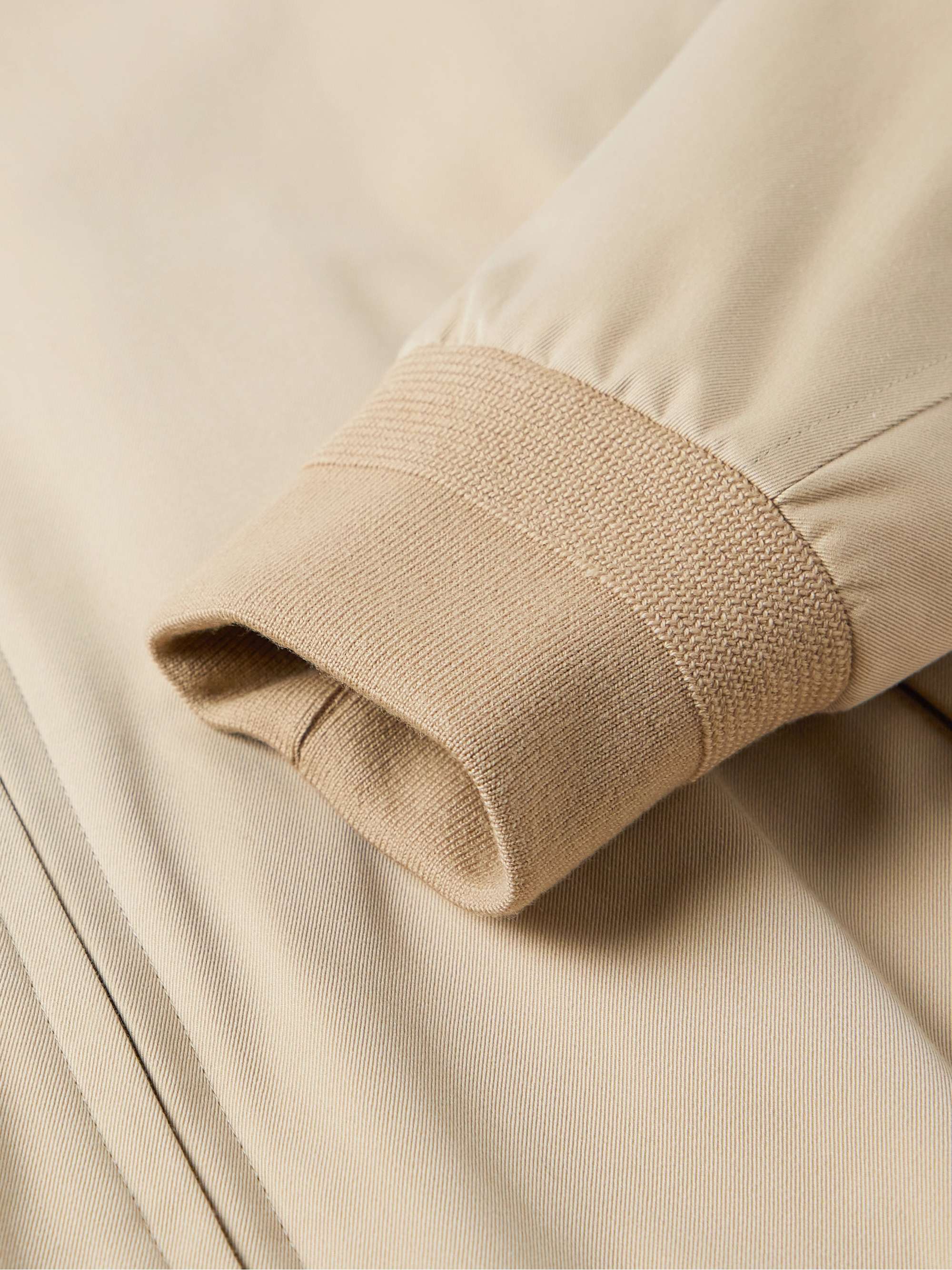 BURBERRY Cotton-Gabardine Blouson Jacket