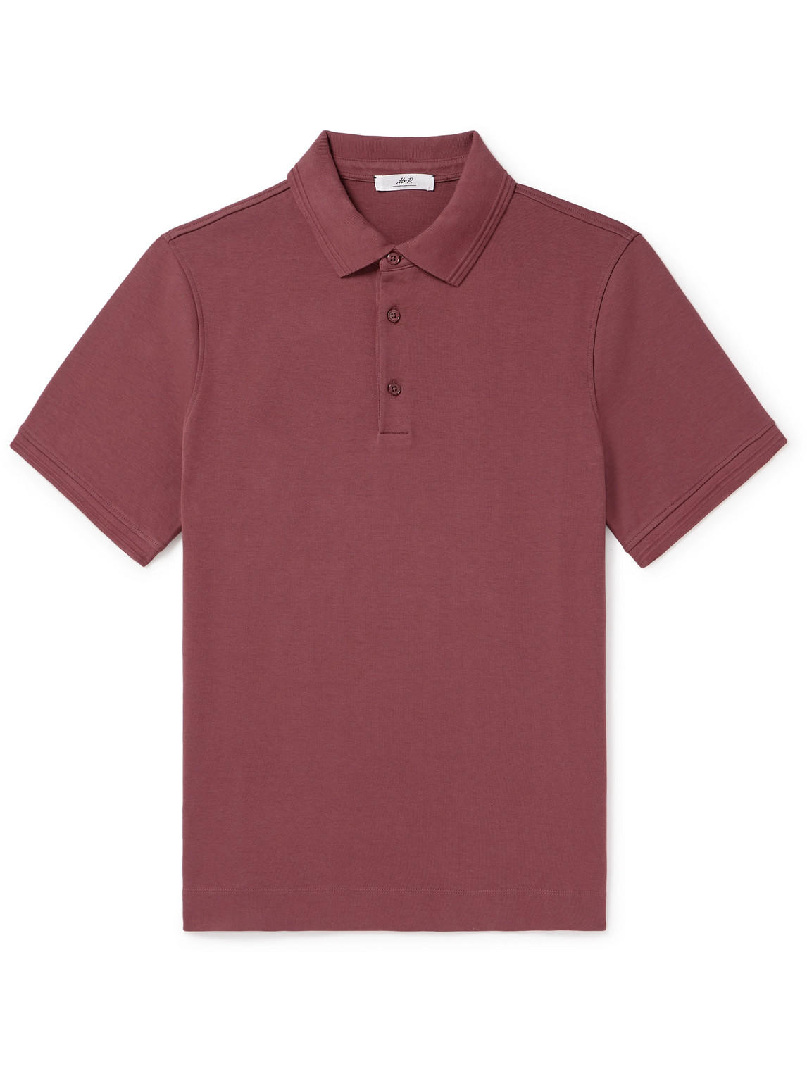 Organic Cotton-Piqué Polo Shirt