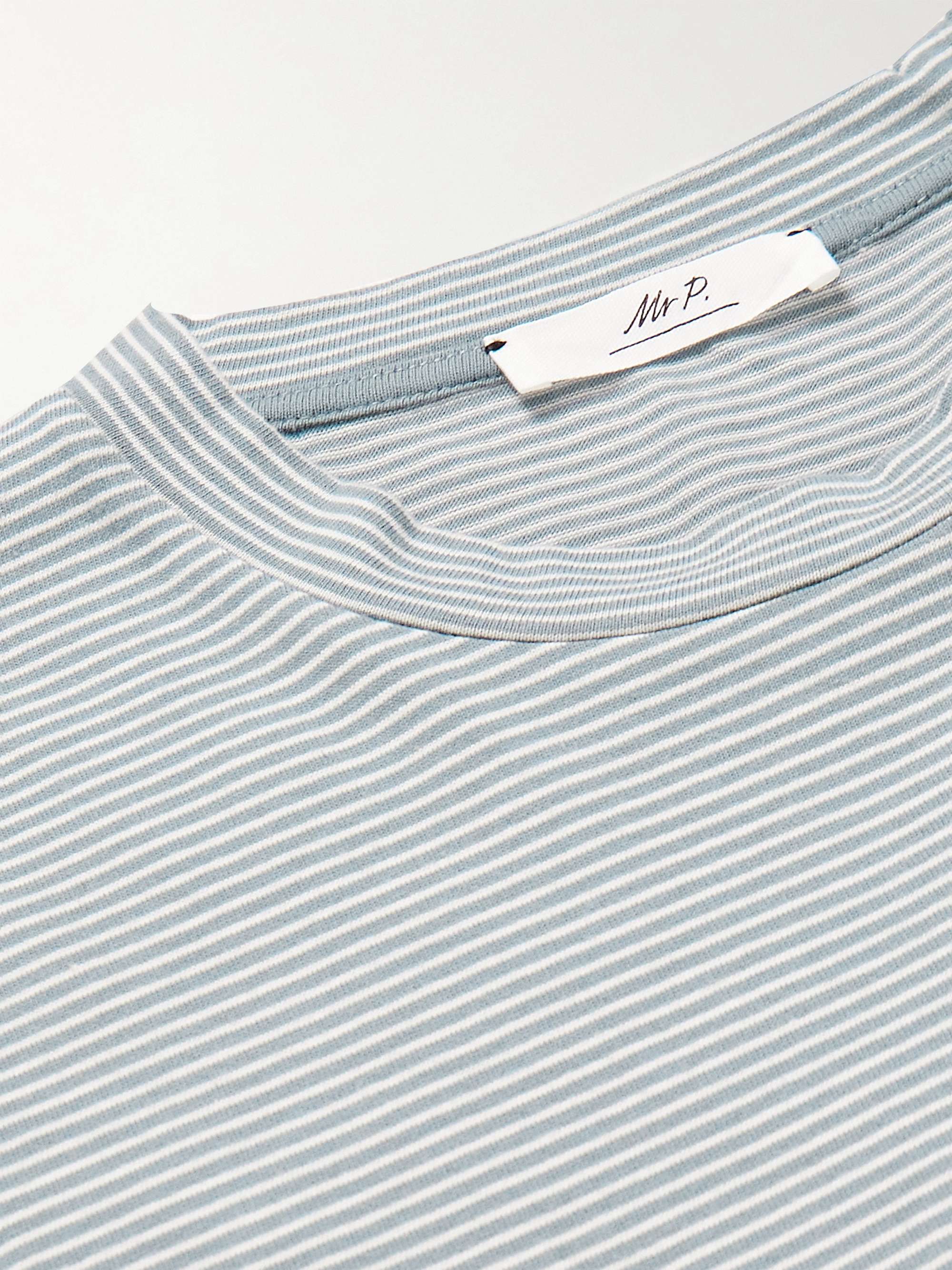 MR P. Striped Cotton-Jersey T-Shirt for Men | MR PORTER