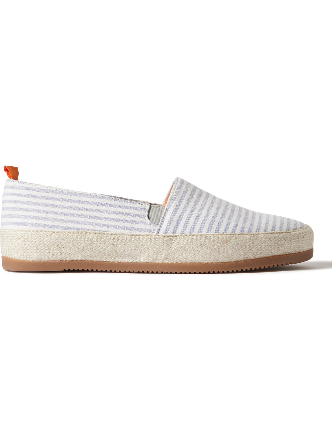 Striped Linen Espadrilles