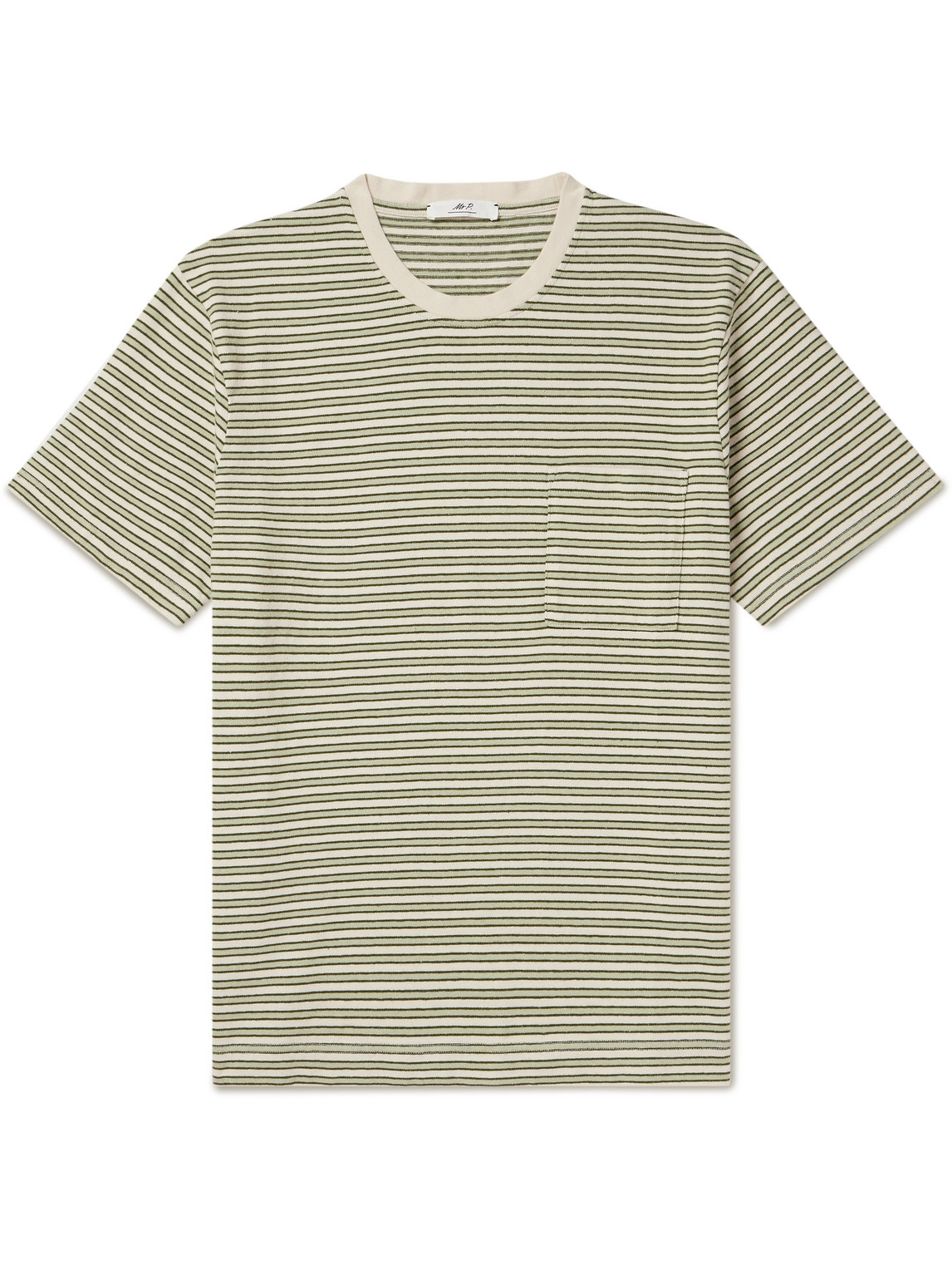 Striped Organic Cotton-Jersey T-Shirt