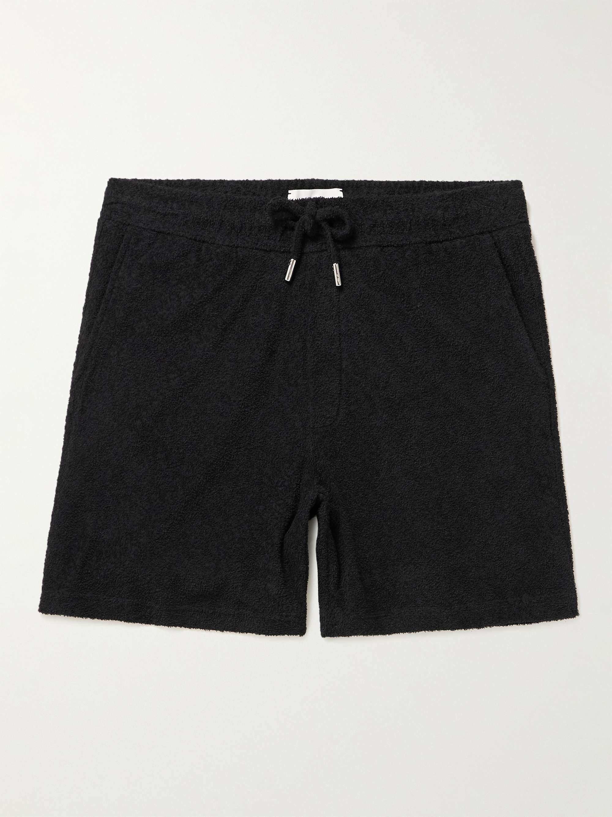 MR P. Straight-Leg Cotton-Terry Drawstring Shorts for Men | MR PORTER