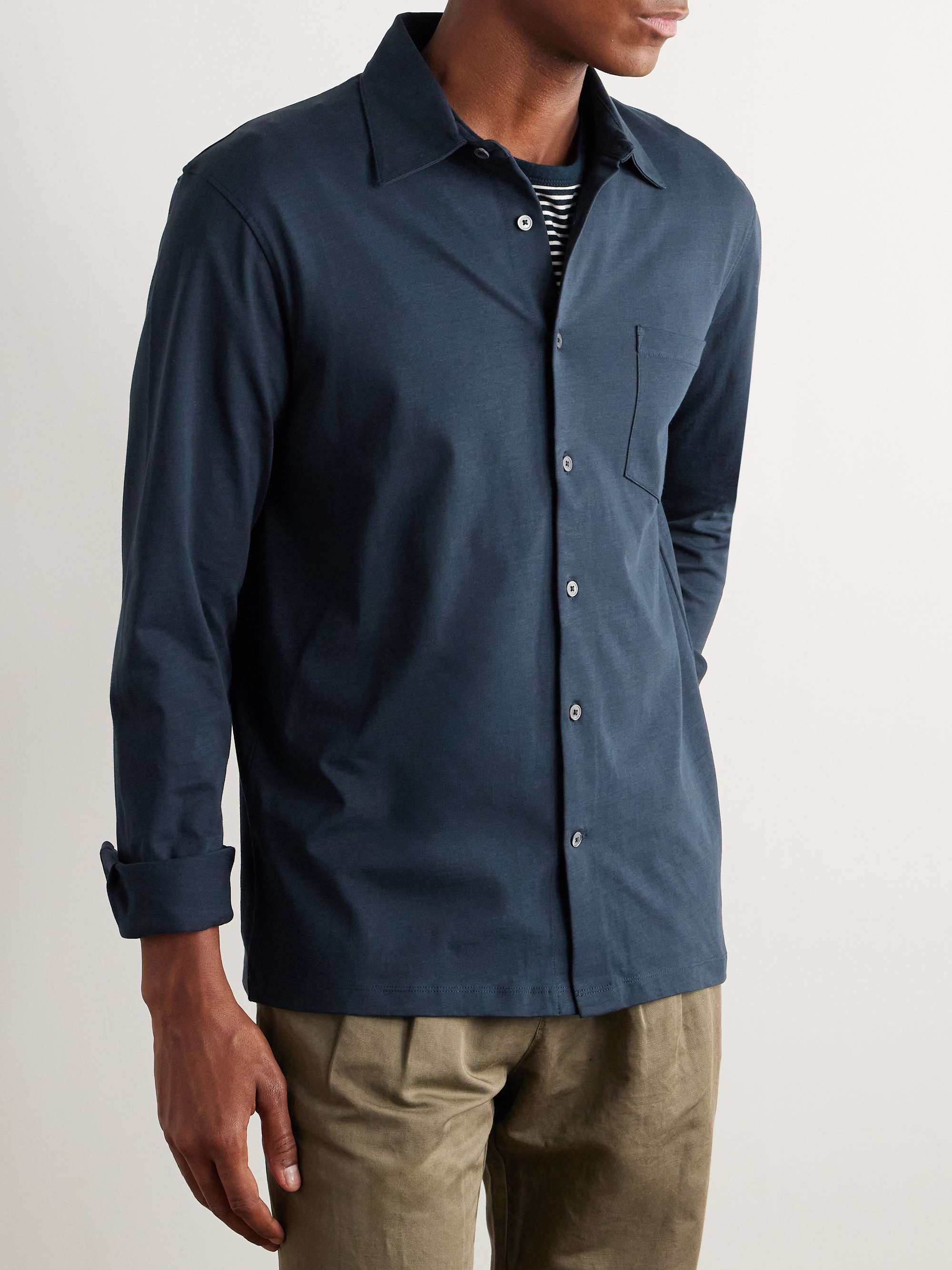 MR P. Camicia in jersey di cotone