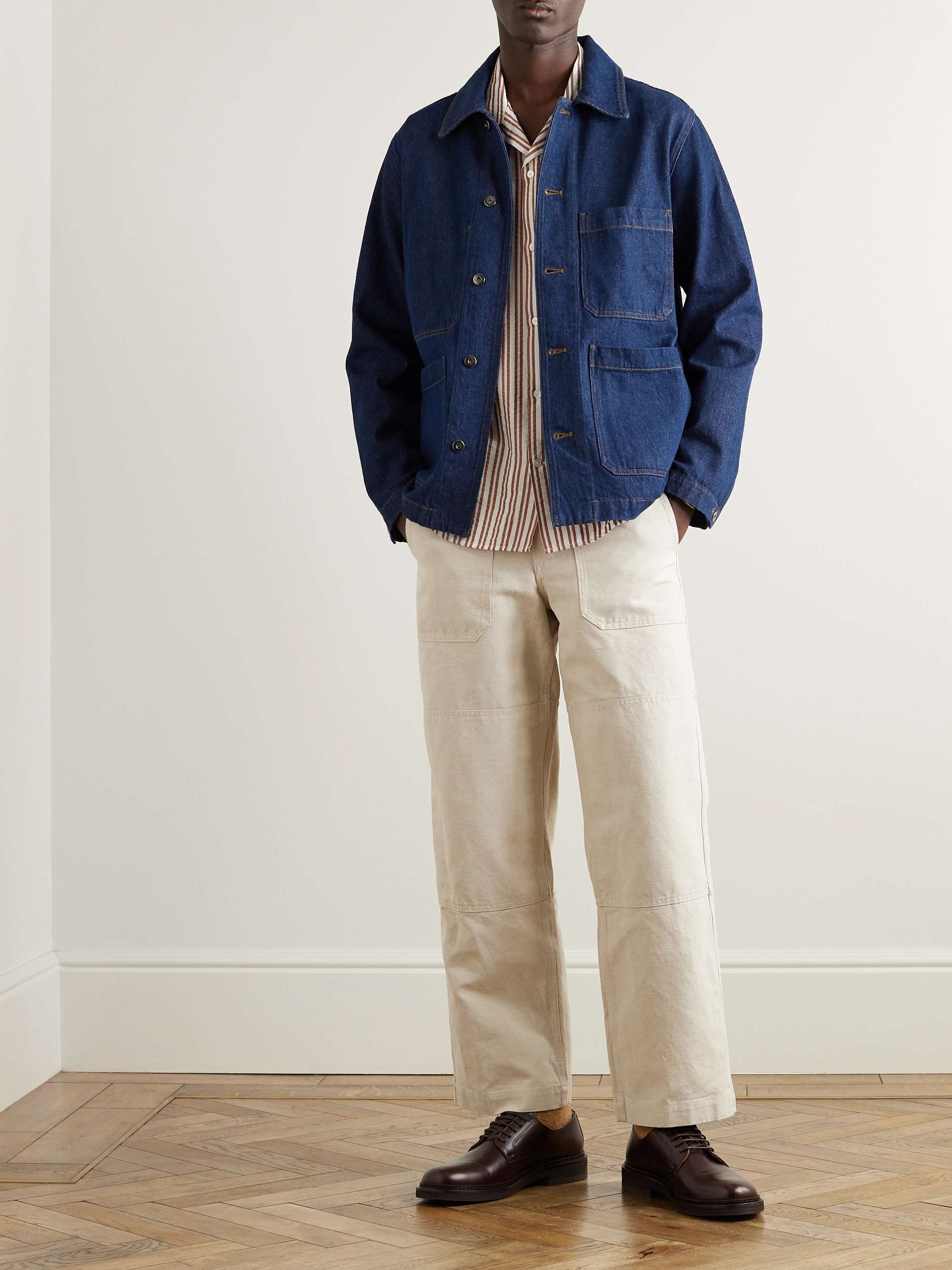 MR P. Denim Chore Jacket for Men | MR PORTER