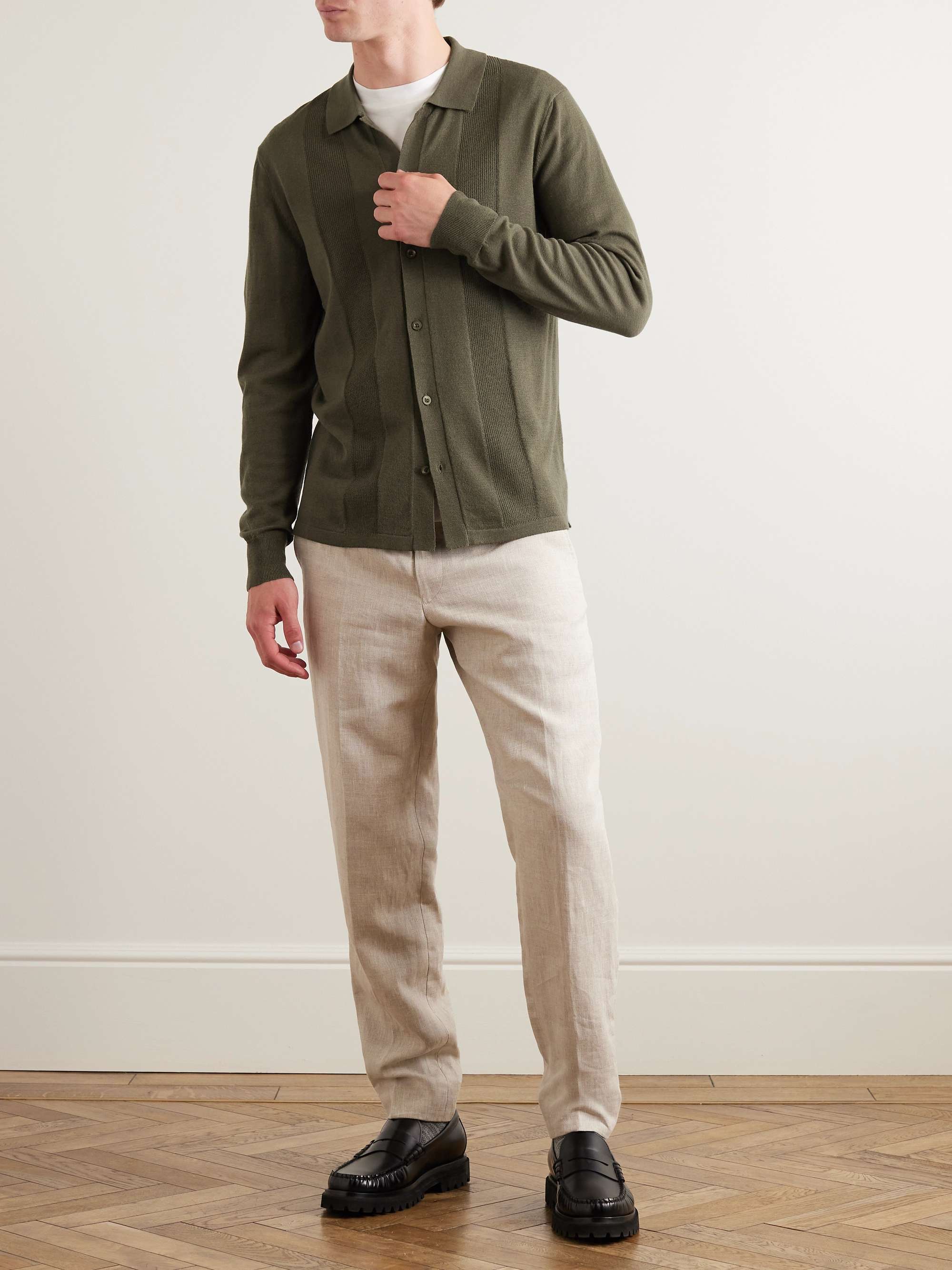 Ribbed Wool Shirt