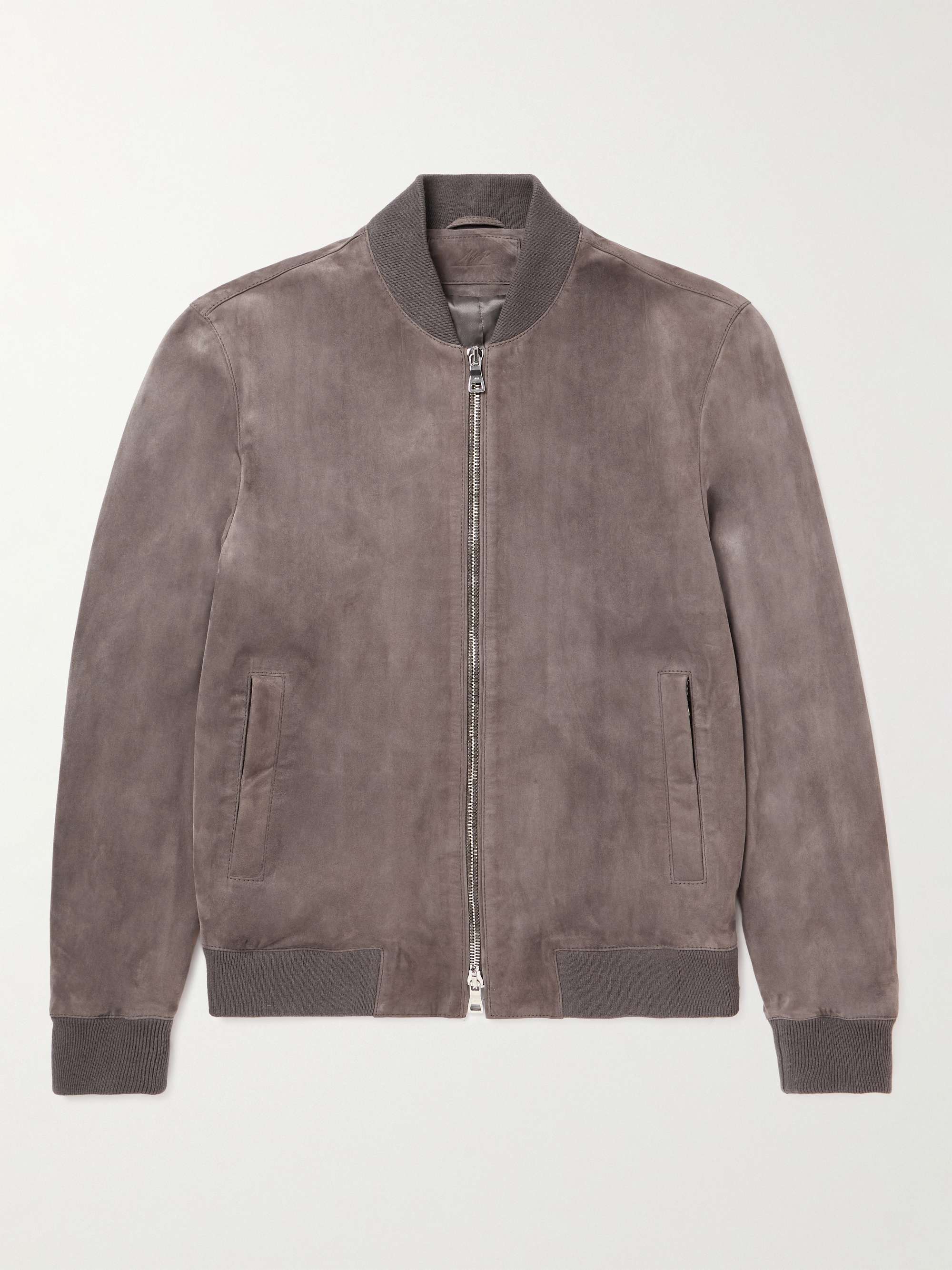 MR P. Suede Bomber Jacket for Men | MR PORTER