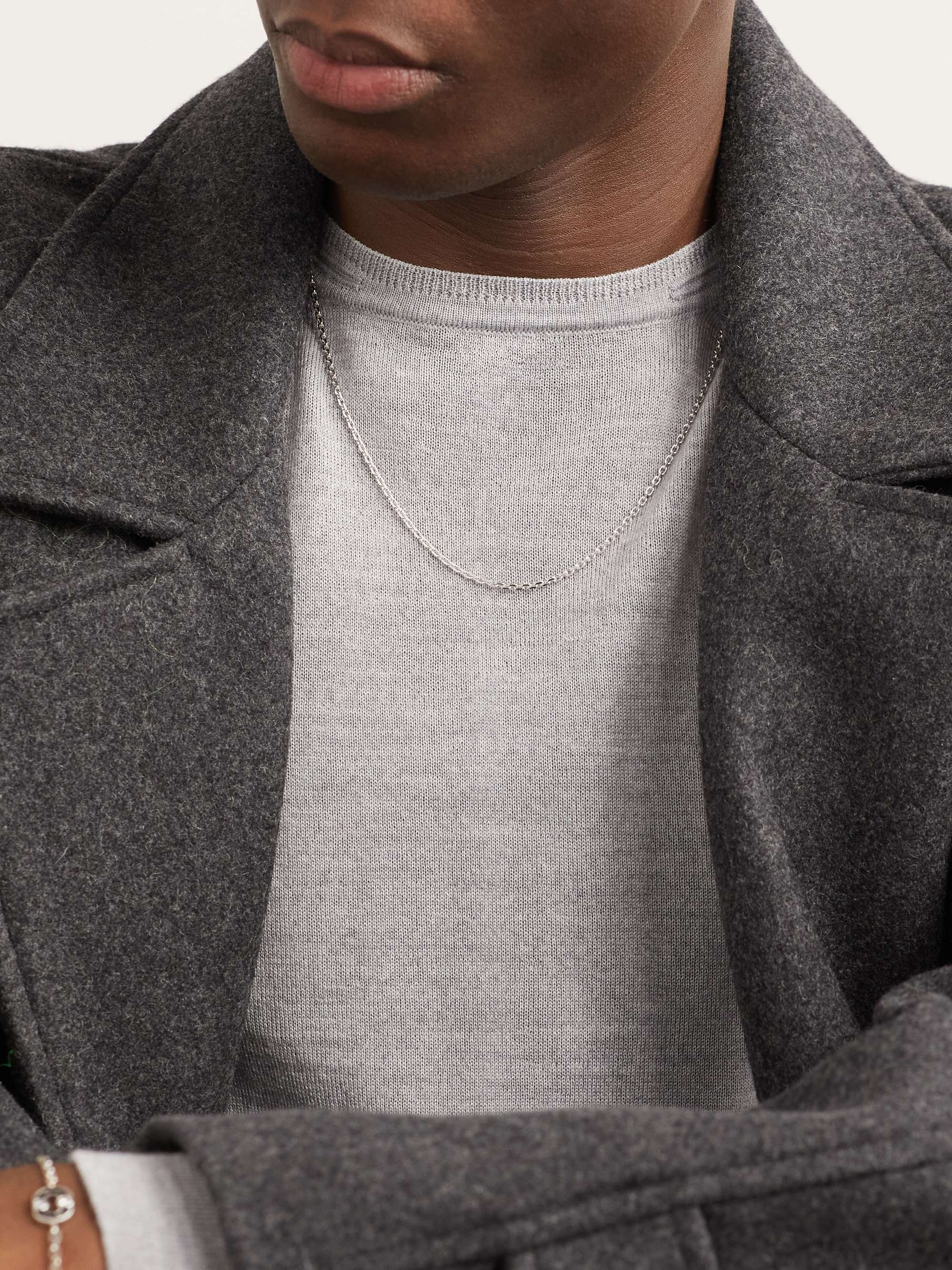 VILTIER White Gold Chain Necklace for Men MR PORTER