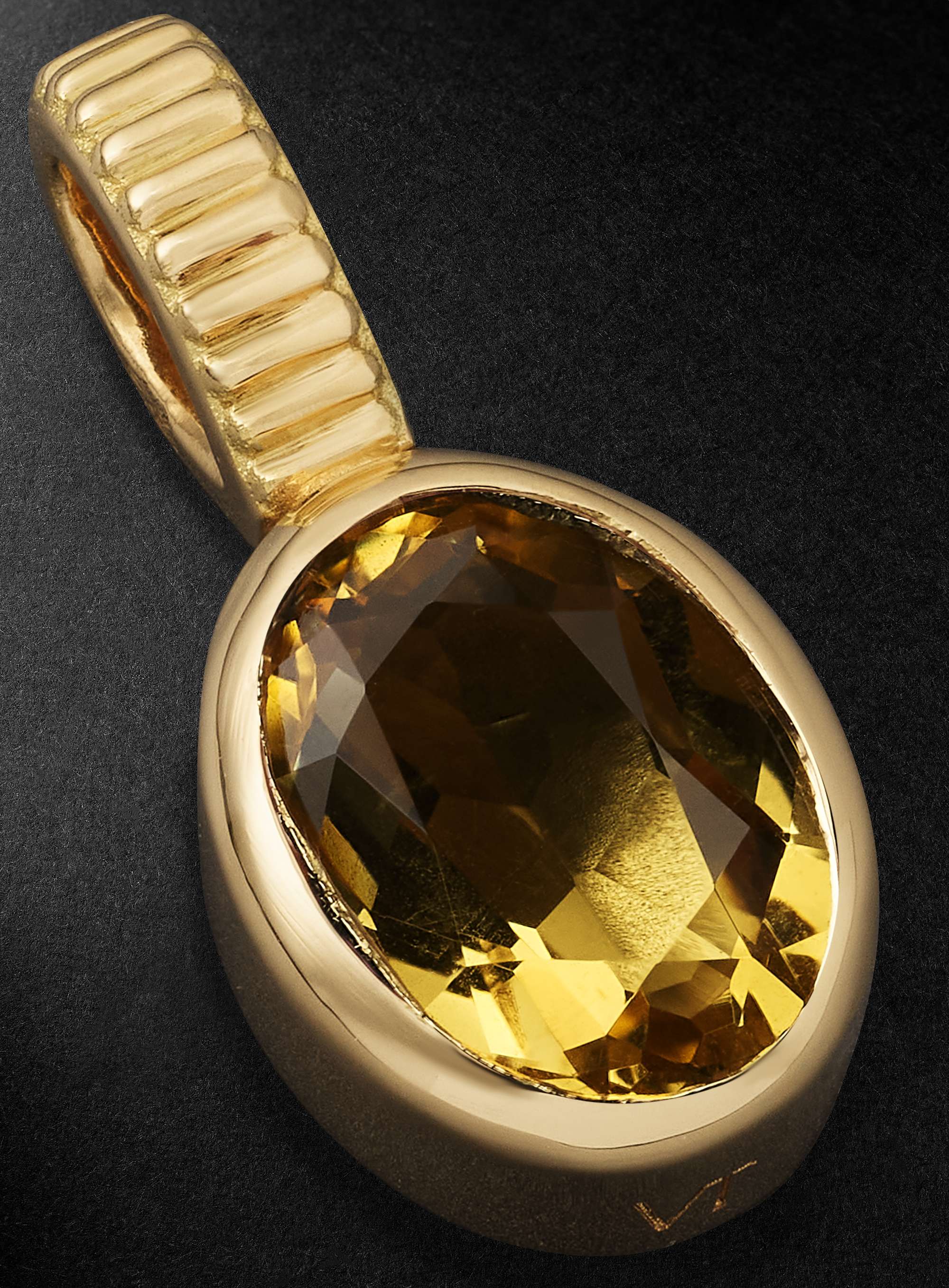 VILTIER Magnetic Gold Beryl Pendant