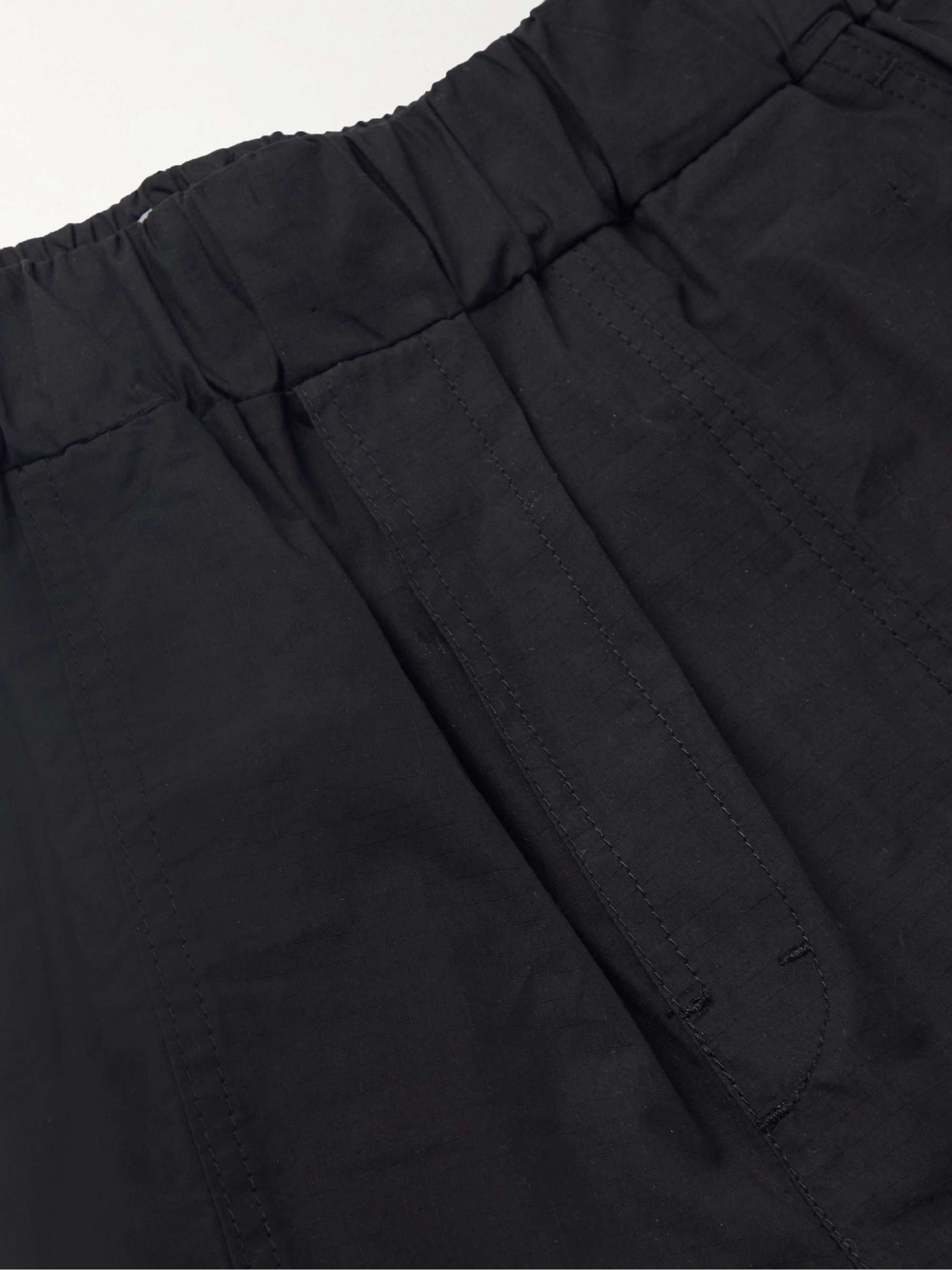 ADISH Shorts a gamba dritta in ripstop con logo applicato Sur
