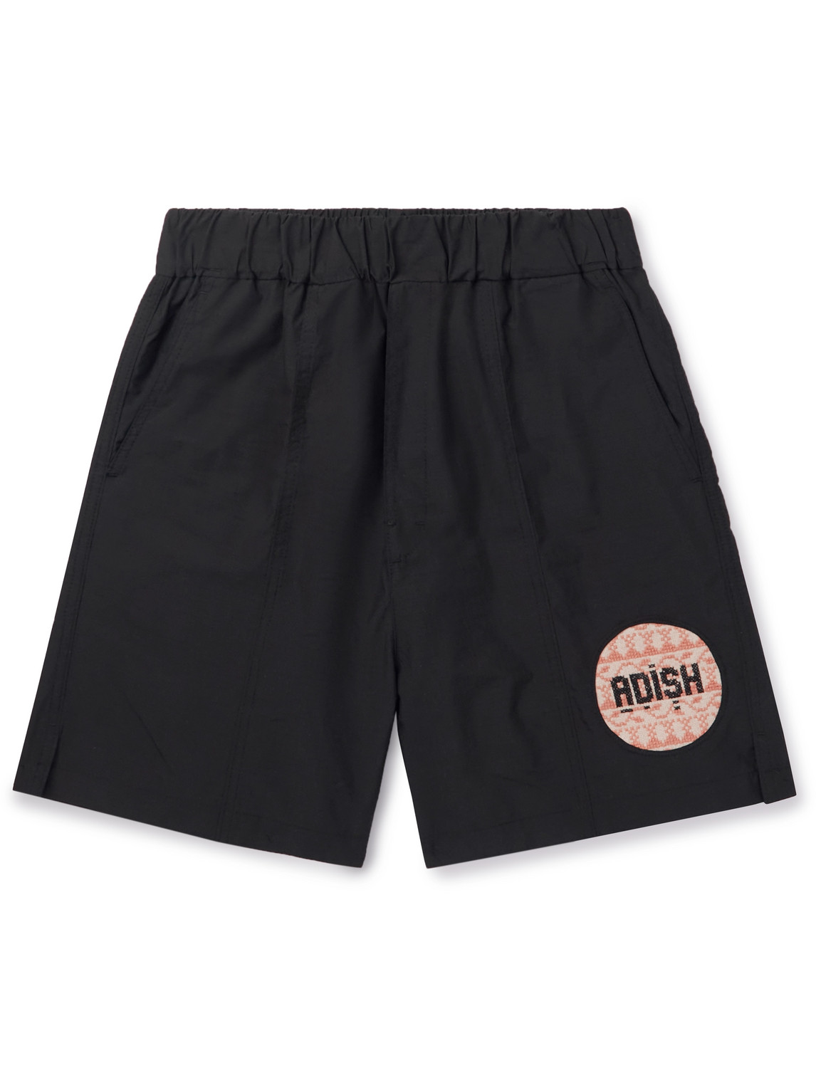 ADISH – Sur Straight-Leg Logo-Appliquéd Ripstop Shorts