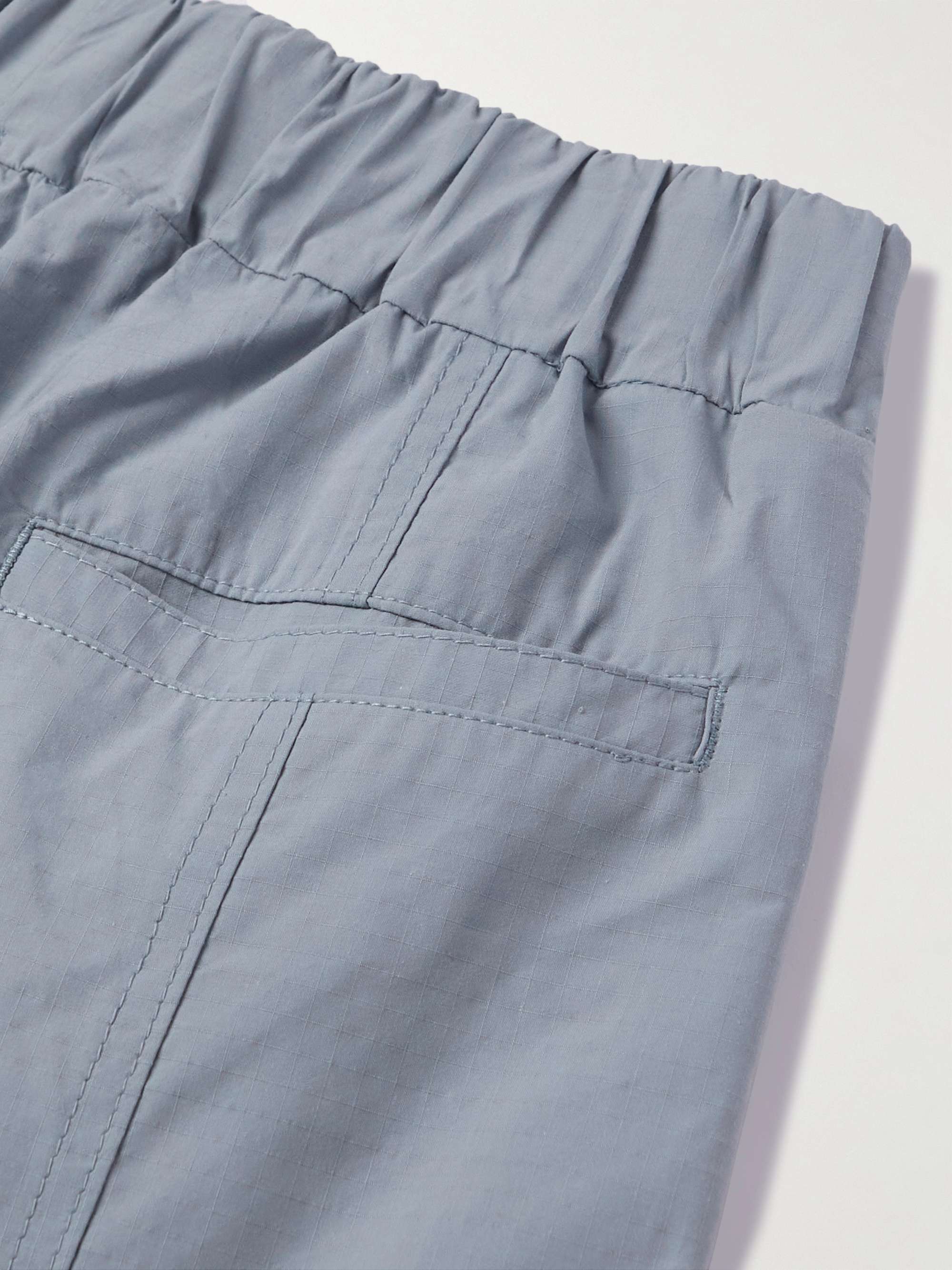 ADISH Sur Straight-Leg Logo-Appliquéd Ripstop Shorts
