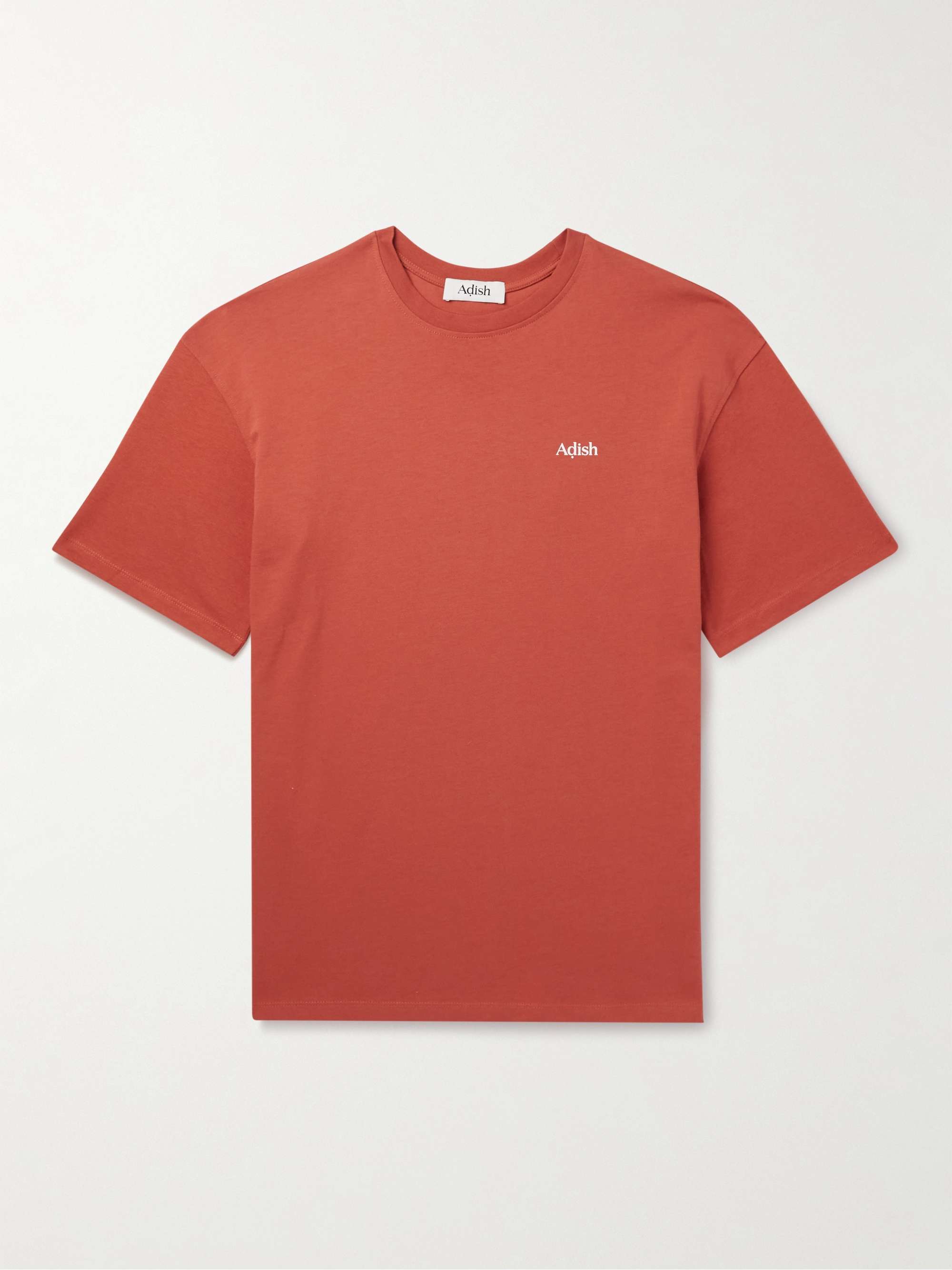 ADISH Qurs Logo-Print Cotton-Jersey T-Shirt