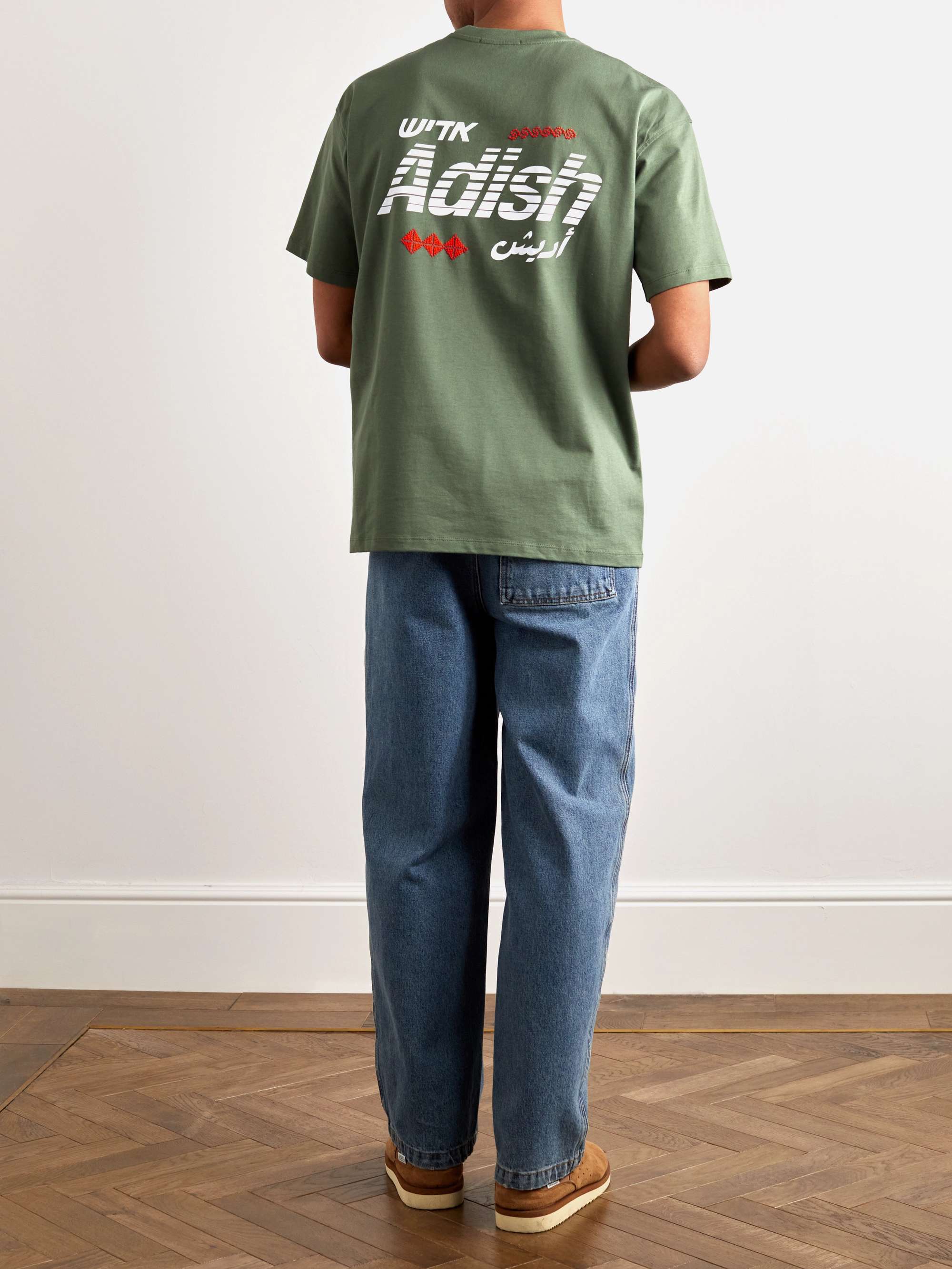 ADISH Kora Logo-Print Cotton-Jersey T-Shirt