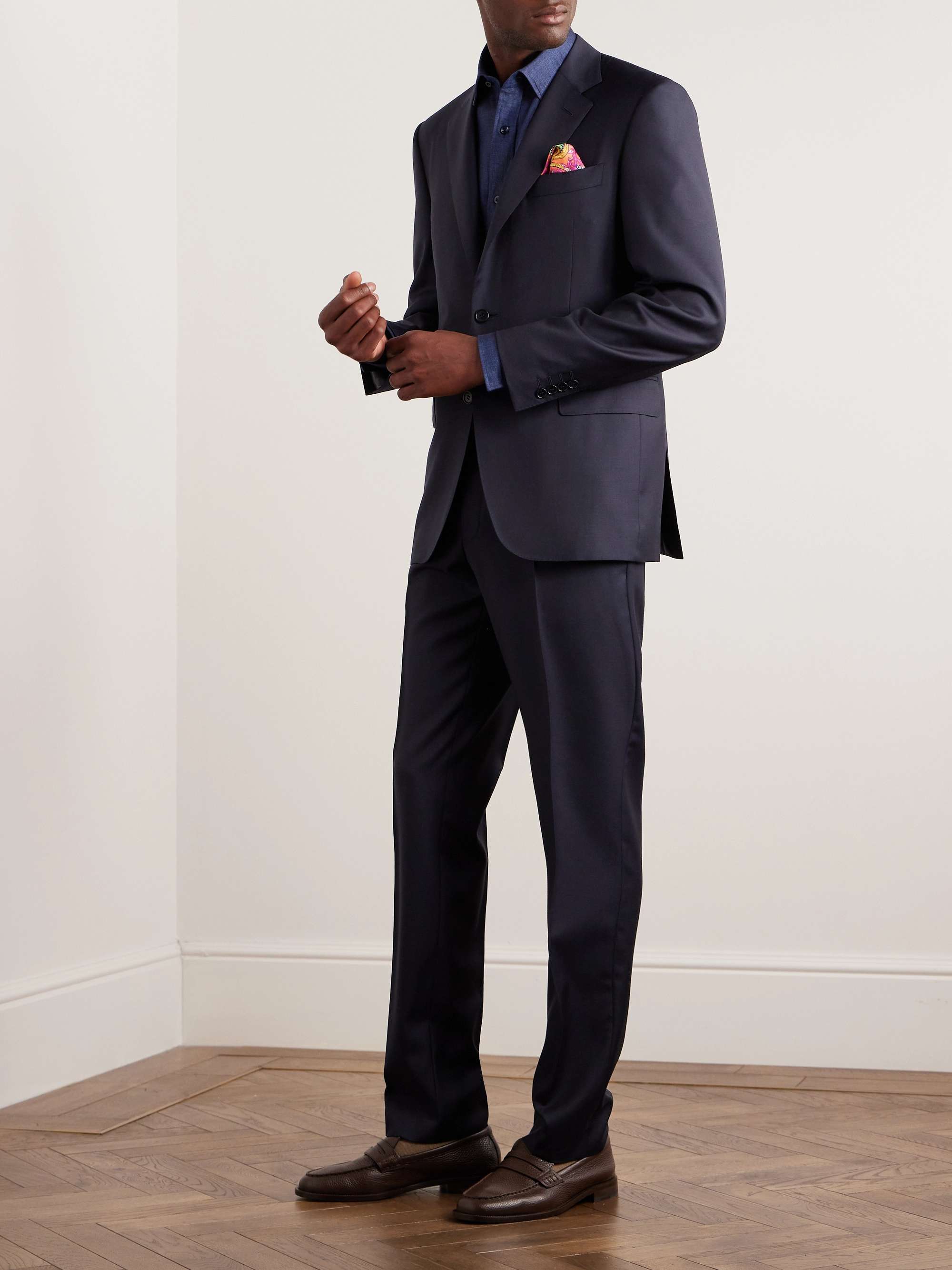 CANALI Slim-Fit Wool Suit for Men | MR PORTER