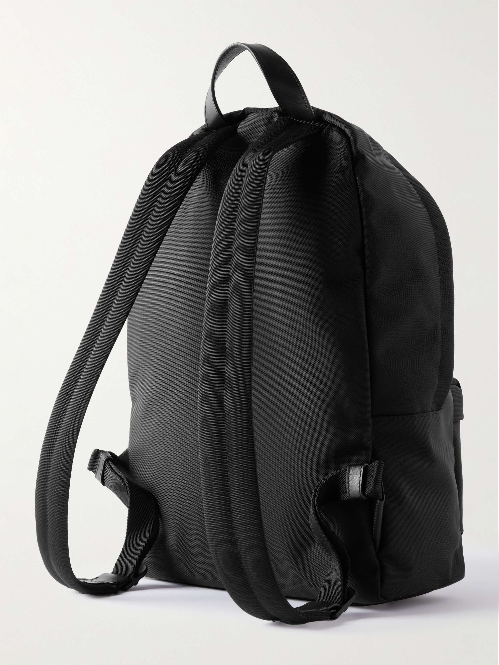 MONCLER Pierrick Leather-Trimmed Logo-Appliquéd CORDURA® Backpack for ...