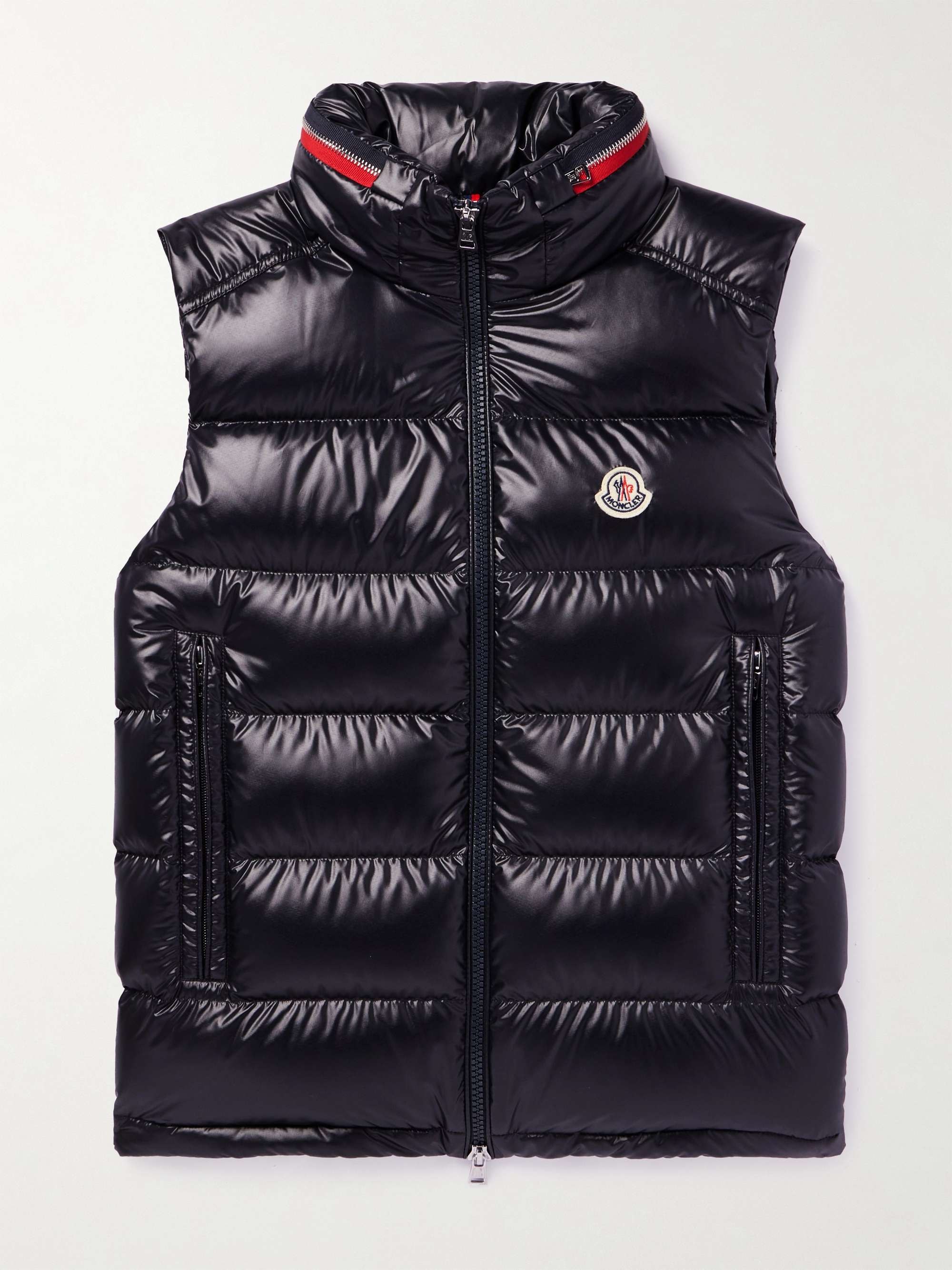 MONCLER Ouse Logo-Appliquéd Quilted Shell Down Gilet for Men | MR PORTER