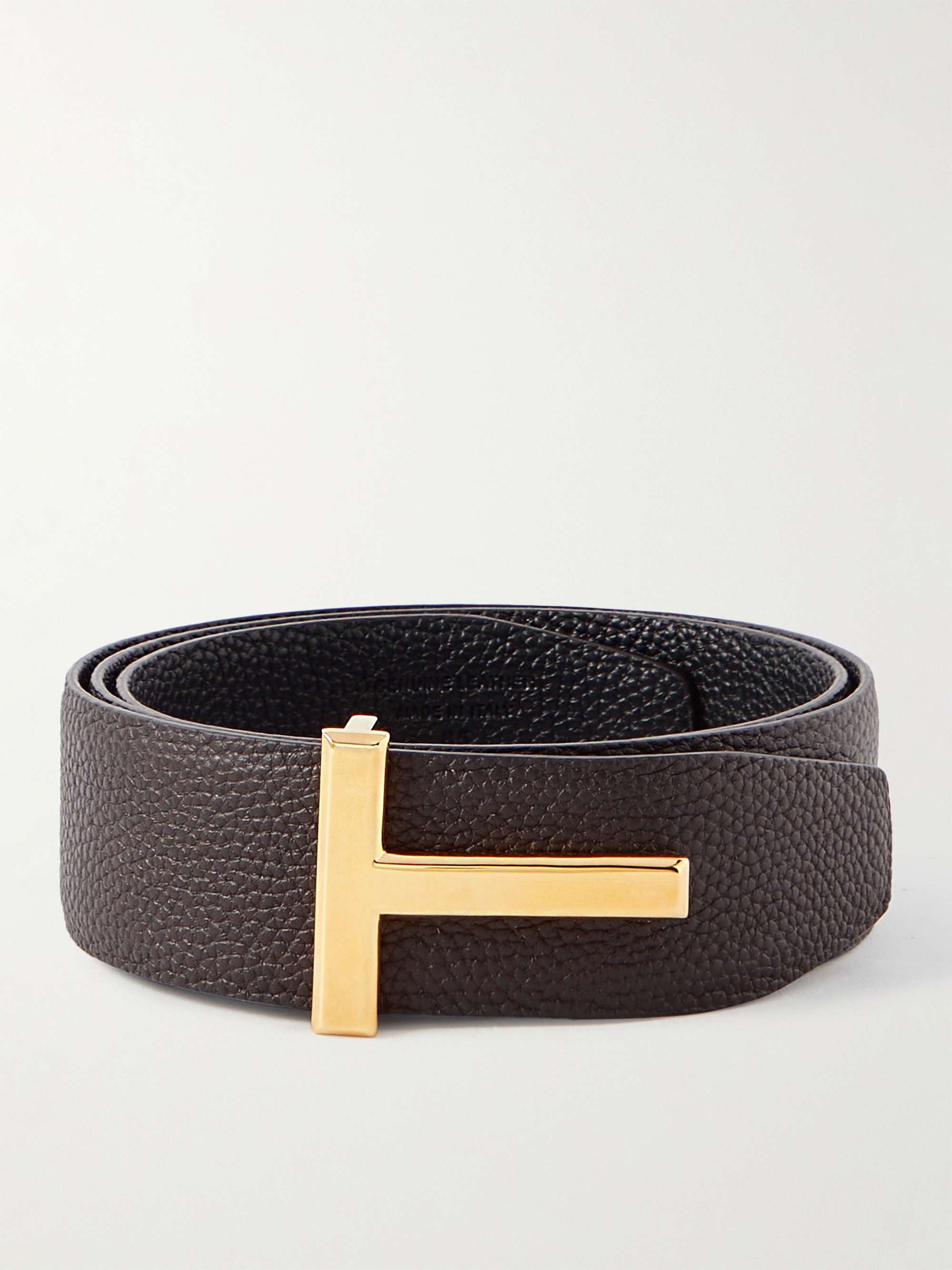 TOM FORD 4cm Reversible Full-Grain Leather Belt for Men | MR PORTER