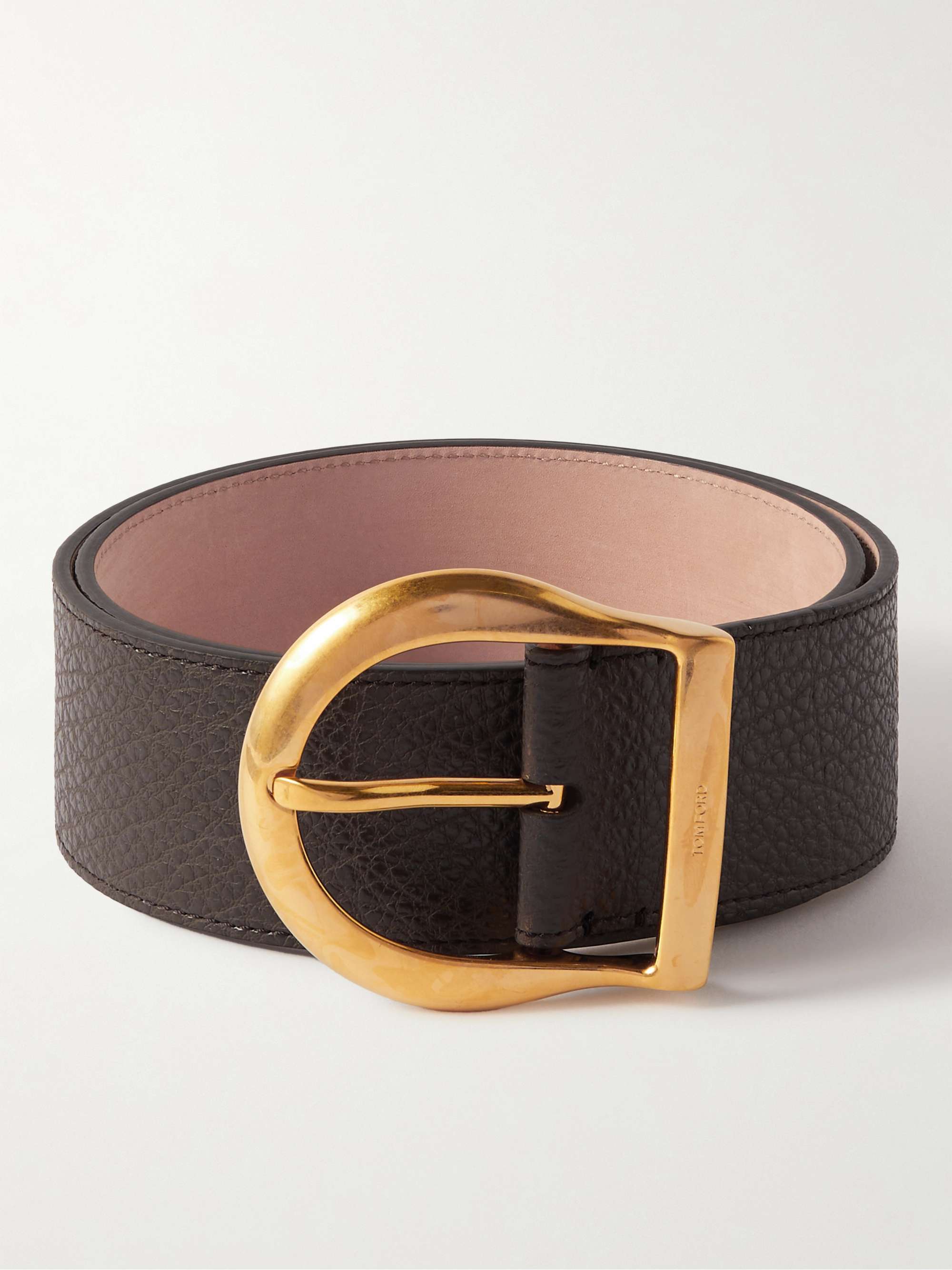 Reversible leather belt - Massimo Dutti