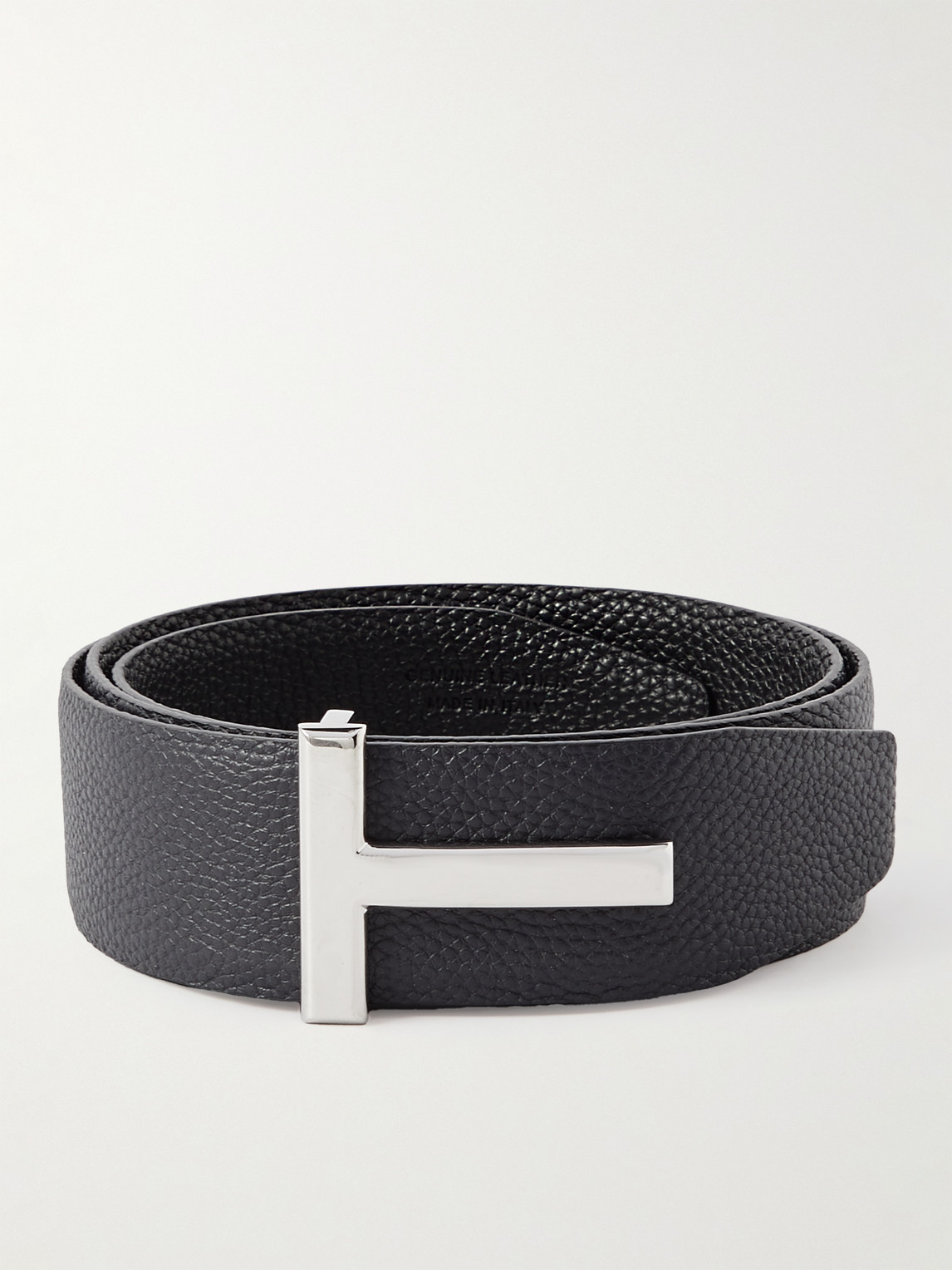 Tom Ford 4cm Reversible Full-Grain Leather Belt - Men