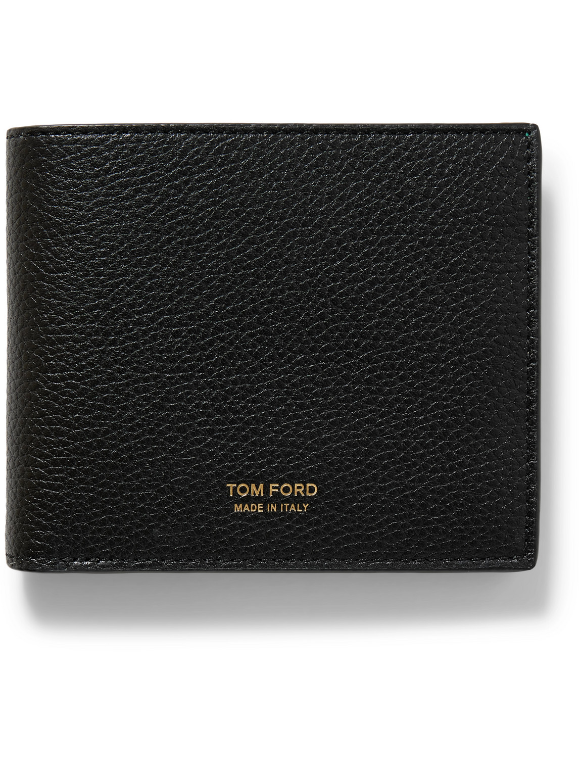 Tom Ford Full-grain Leather Bifold Wallet In Black