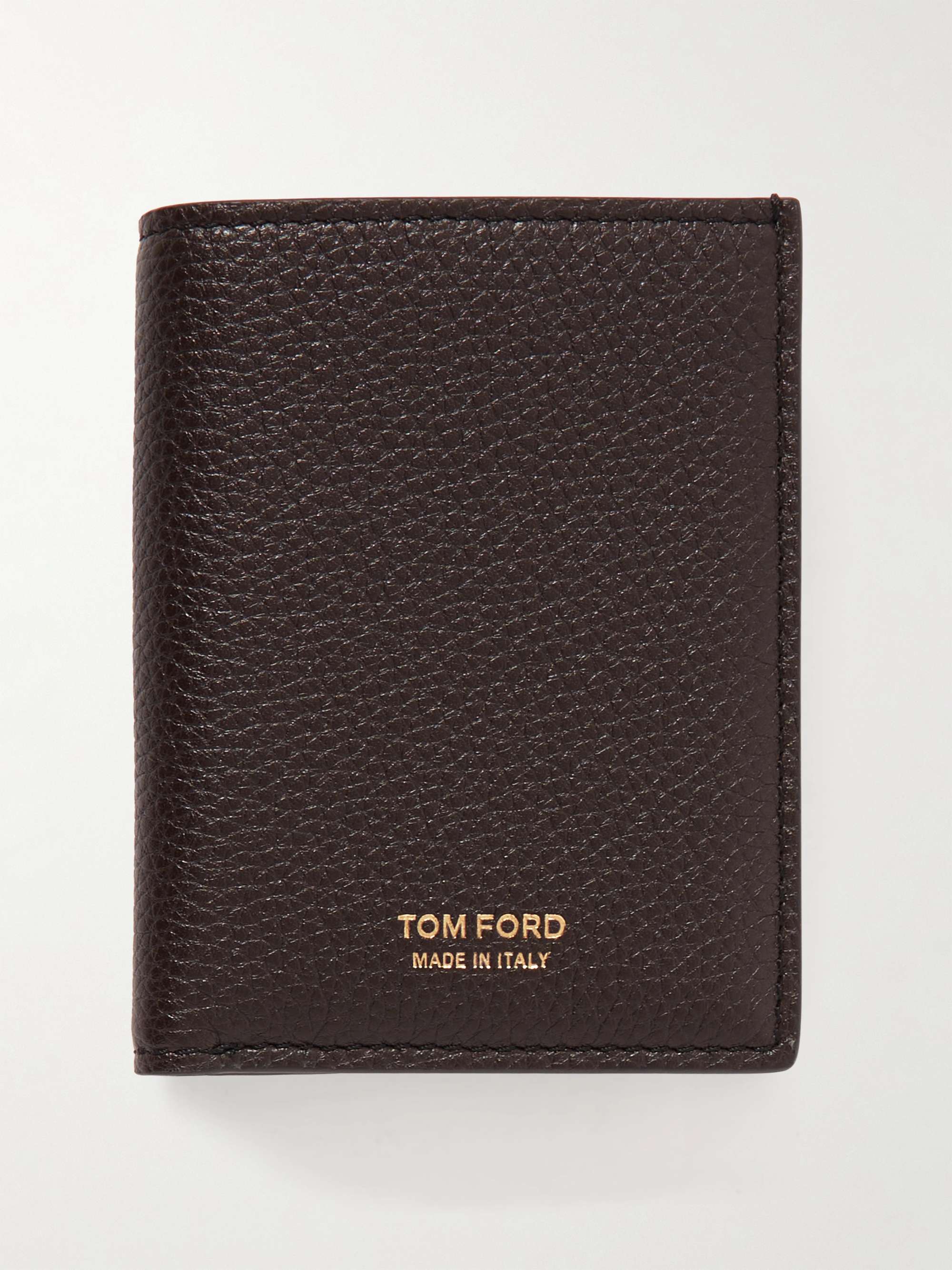 TOM FORD Full-Grain Leather Bifold Cardholder