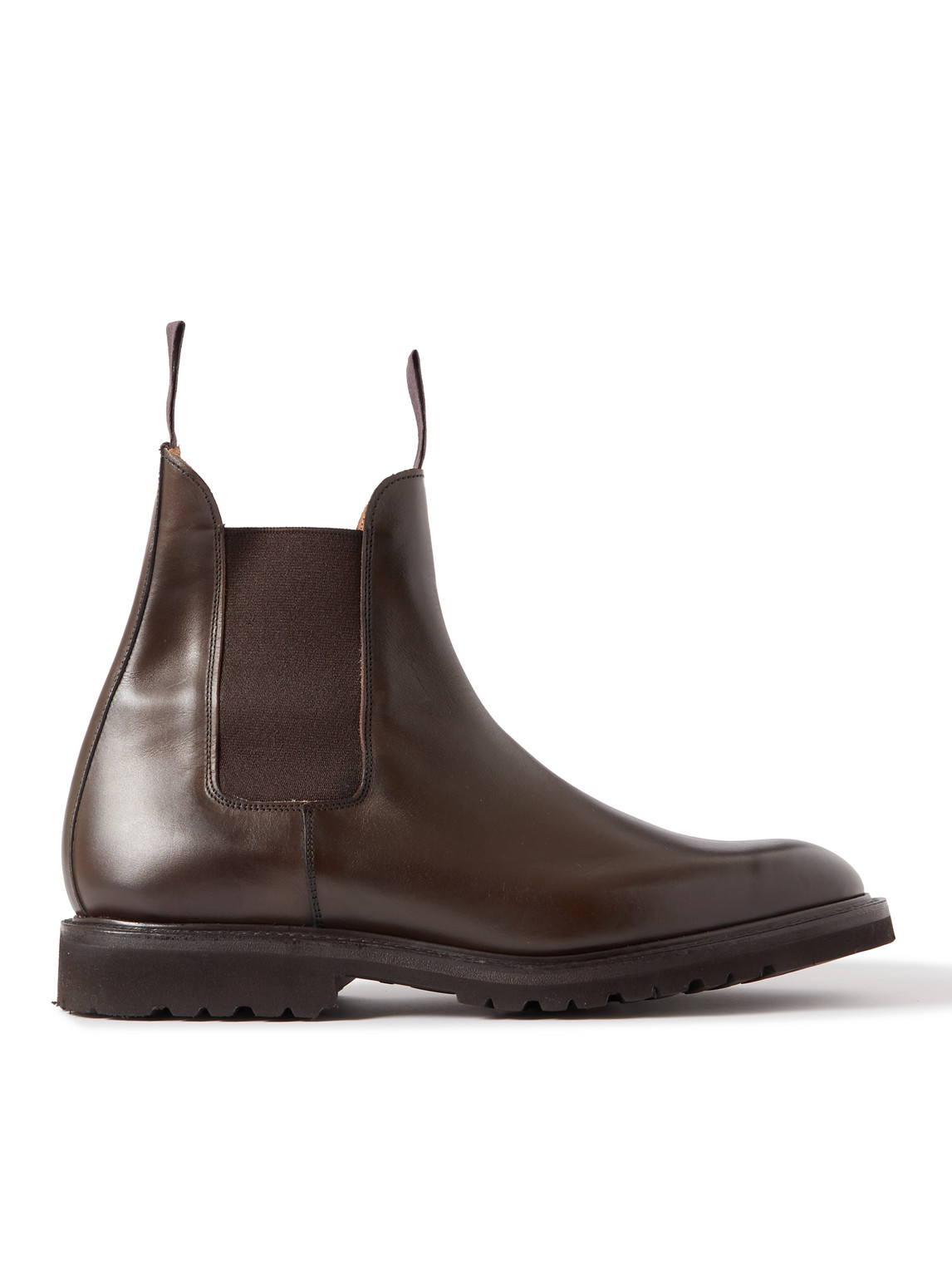 Tricker's Gigio Leather Chelsea Boots In Brown