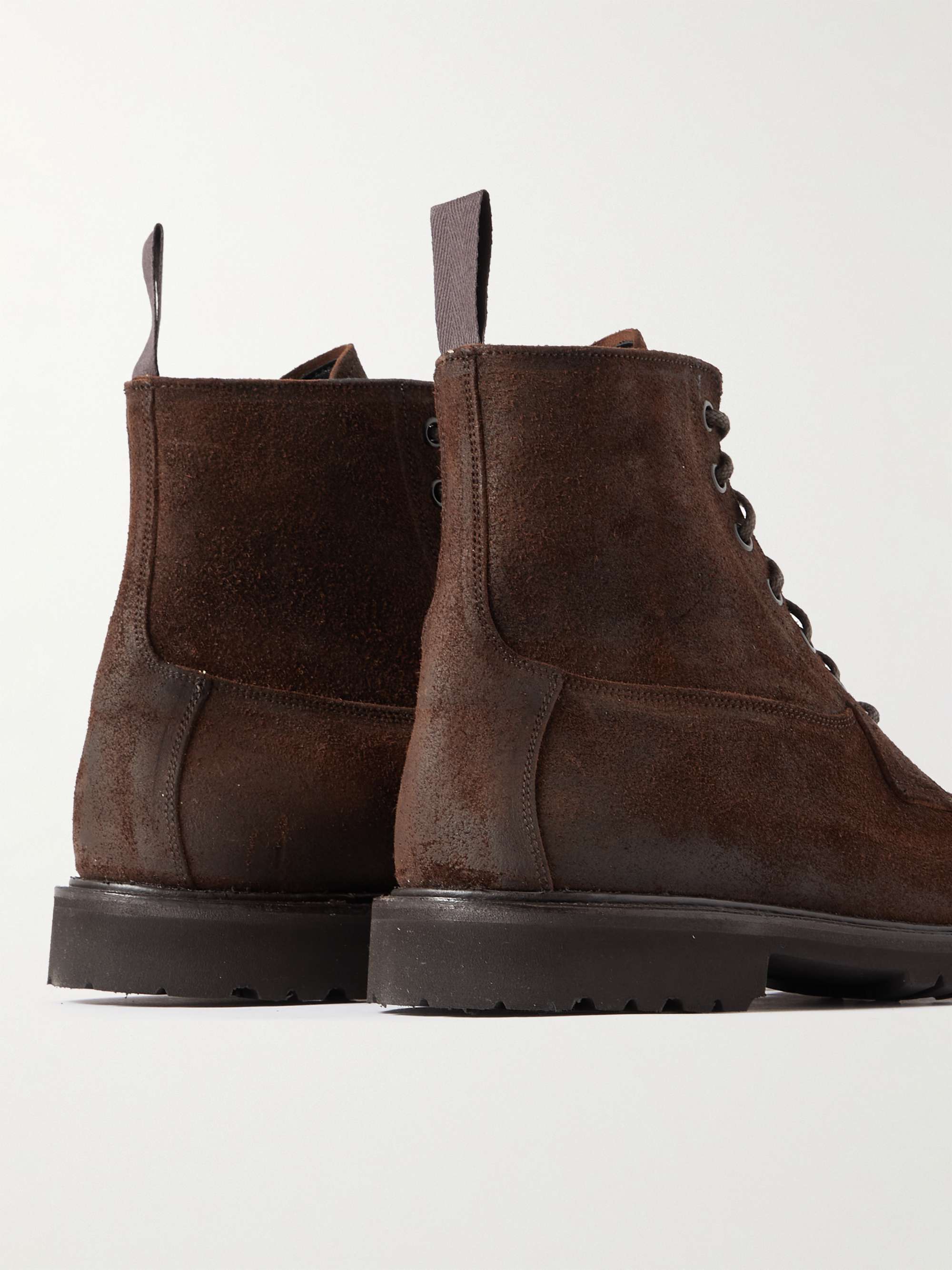 TRICKER'S Grassmere Waxed-Suede Boots for Men | MR PORTER