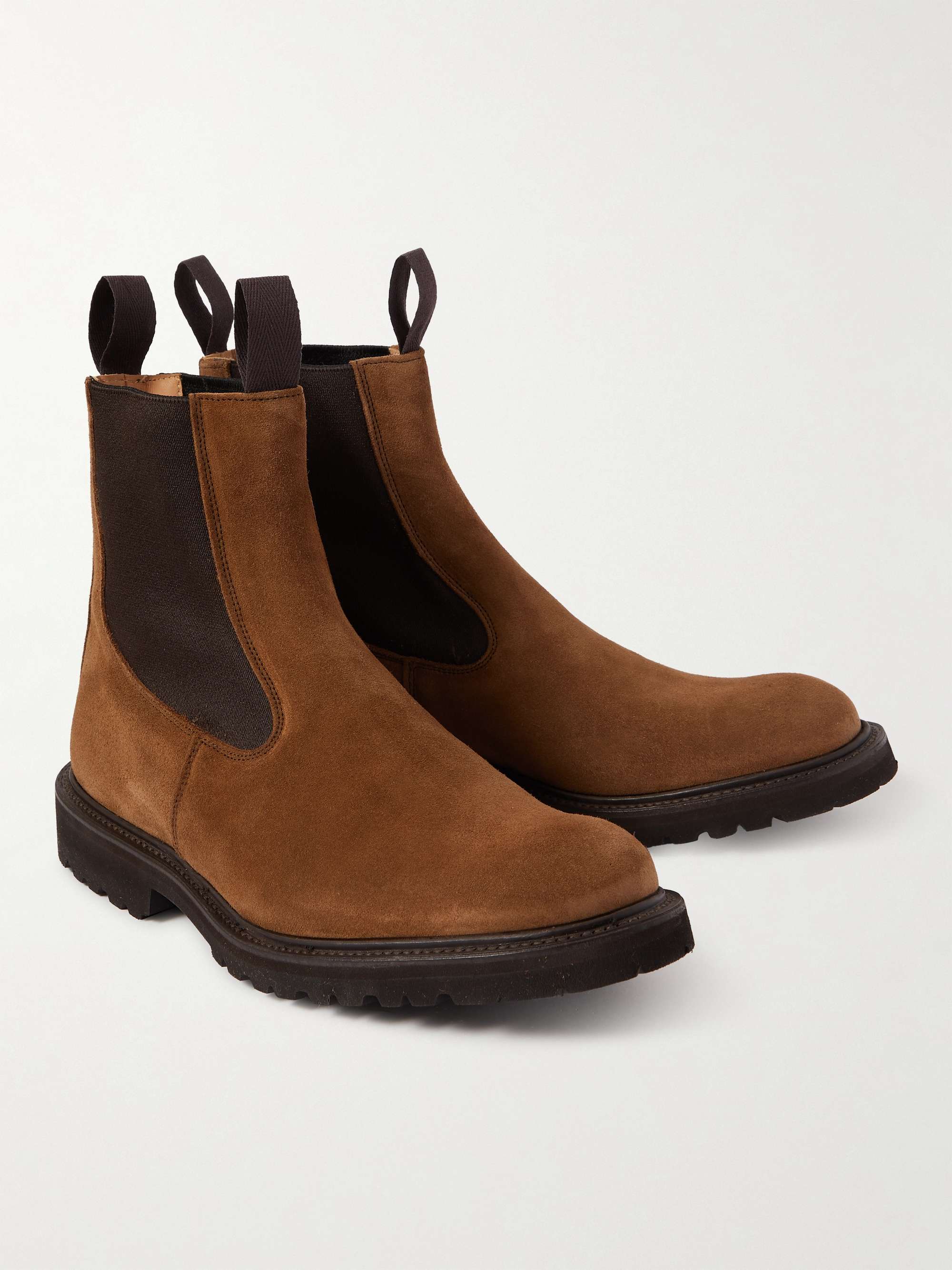 stille jomfru Skelne TRICKER'S Stephen Suede Brogue Chelsea Boots for Men | MR PORTER