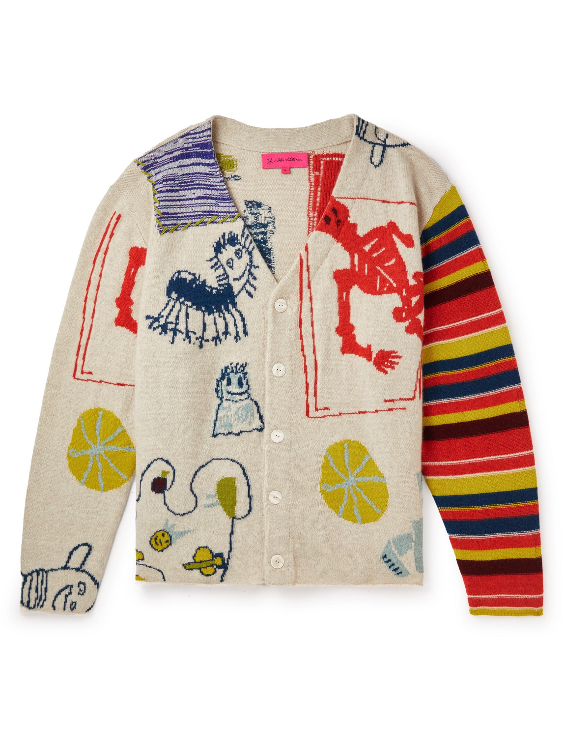 Wild Dreams Cashmere-Jacquard Cardigan