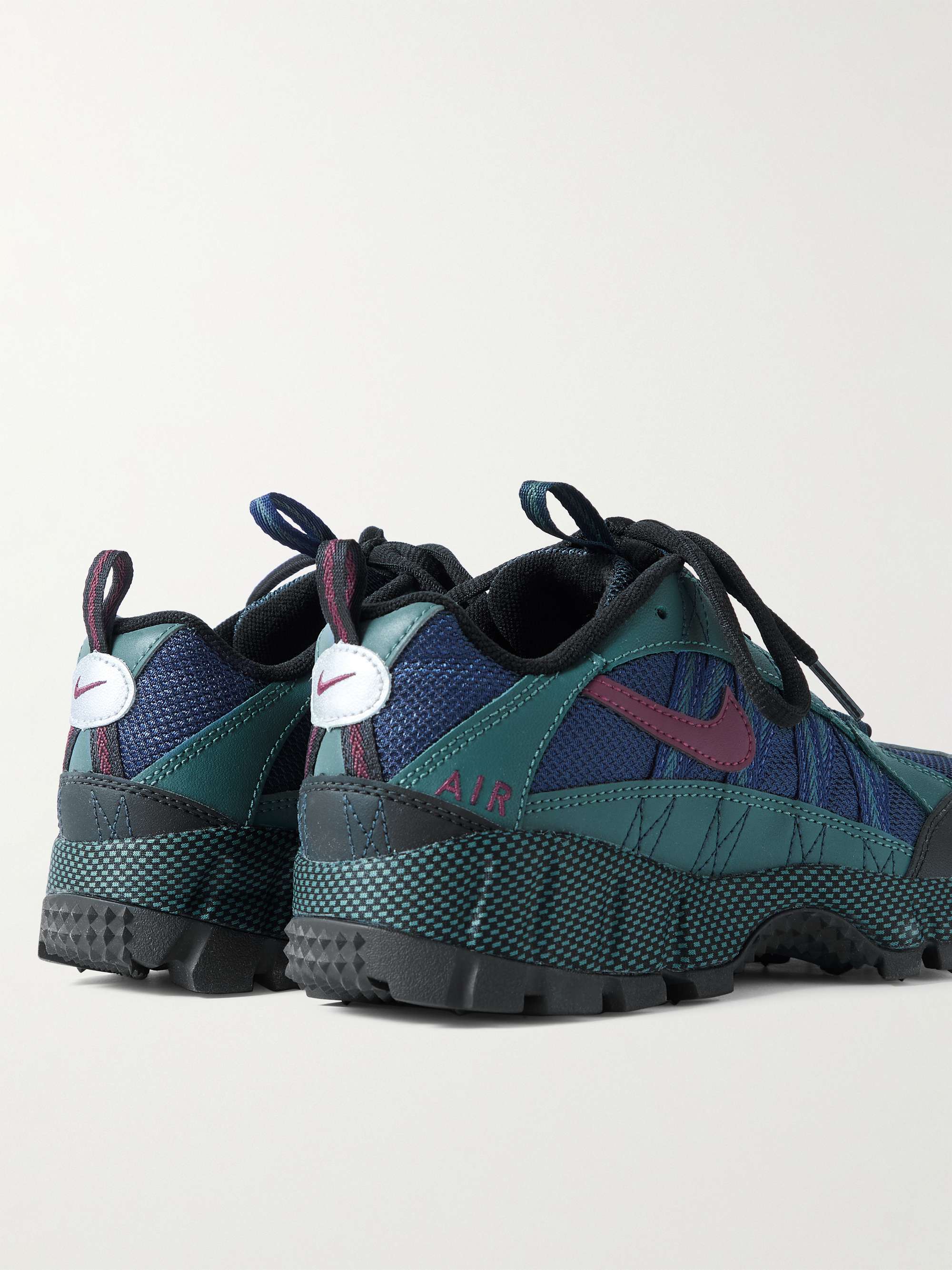 NIKE Air Humara QS Leather-Trimmed Mesh Sneakers