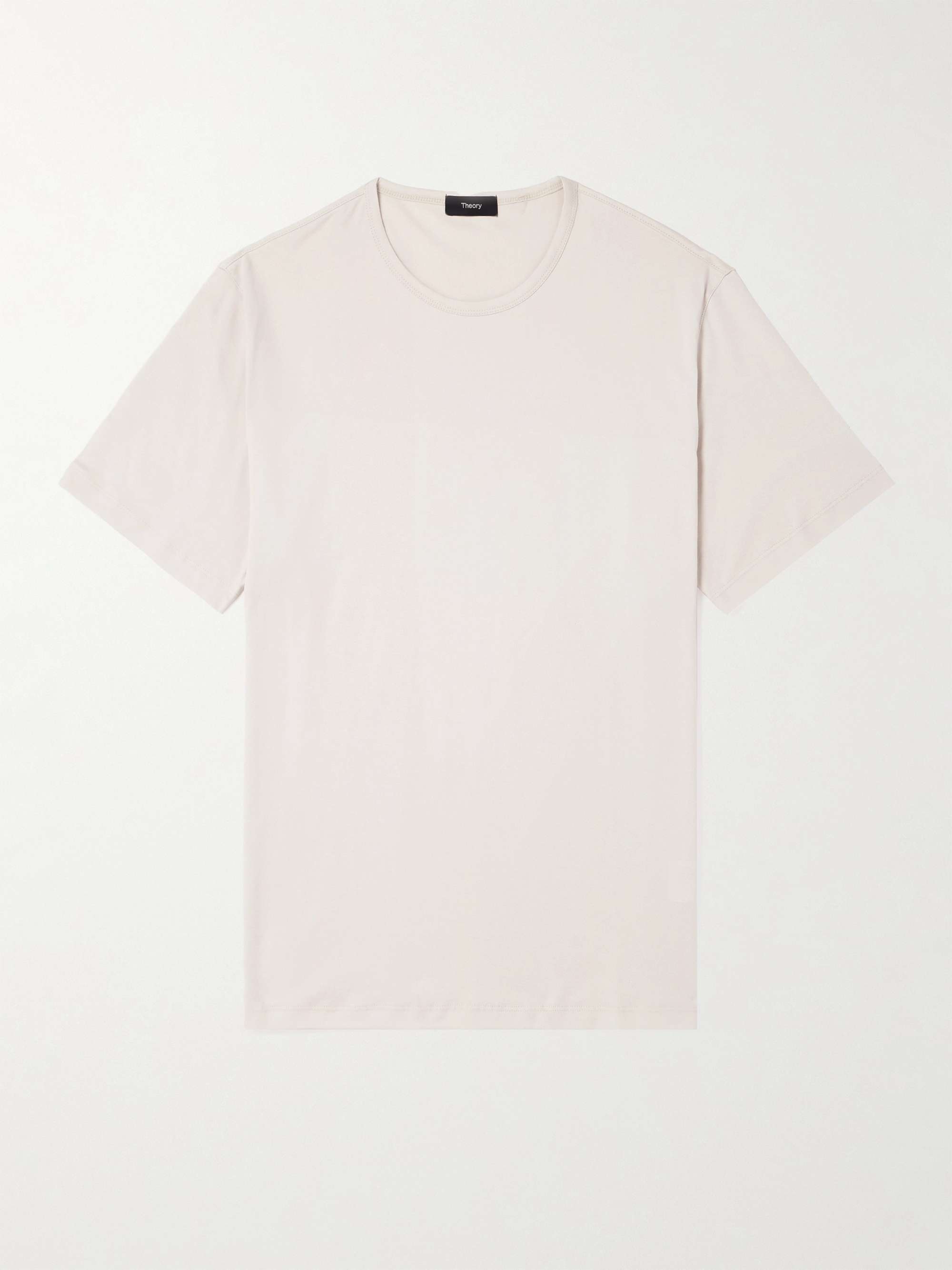 THEORY Precise Cotton-Jersey T-Shirt for Men | MR PORTER