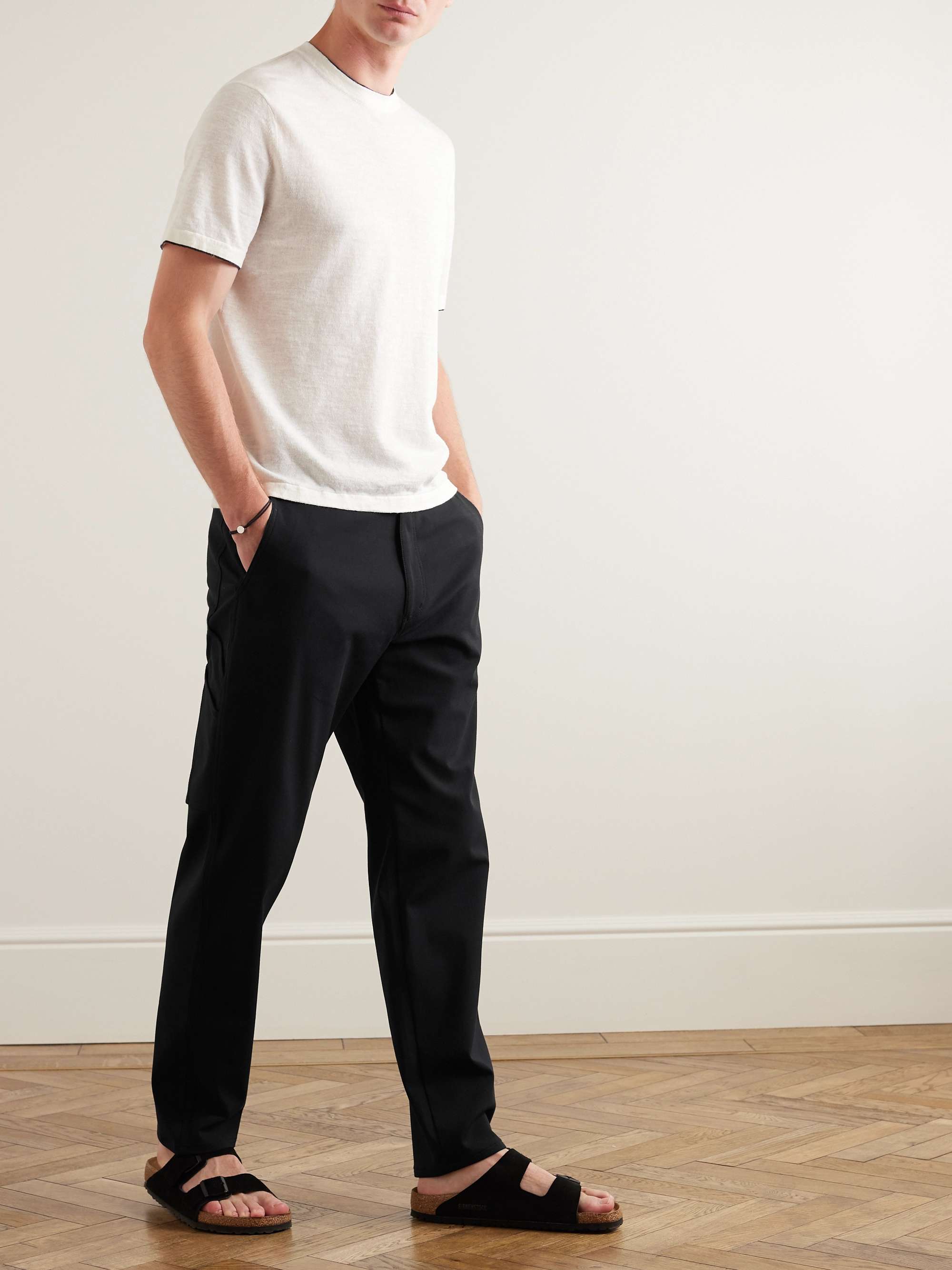 THEORY Carpenter Straight-Leg Cotton-Blend Twill Trousers for Men | MR ...