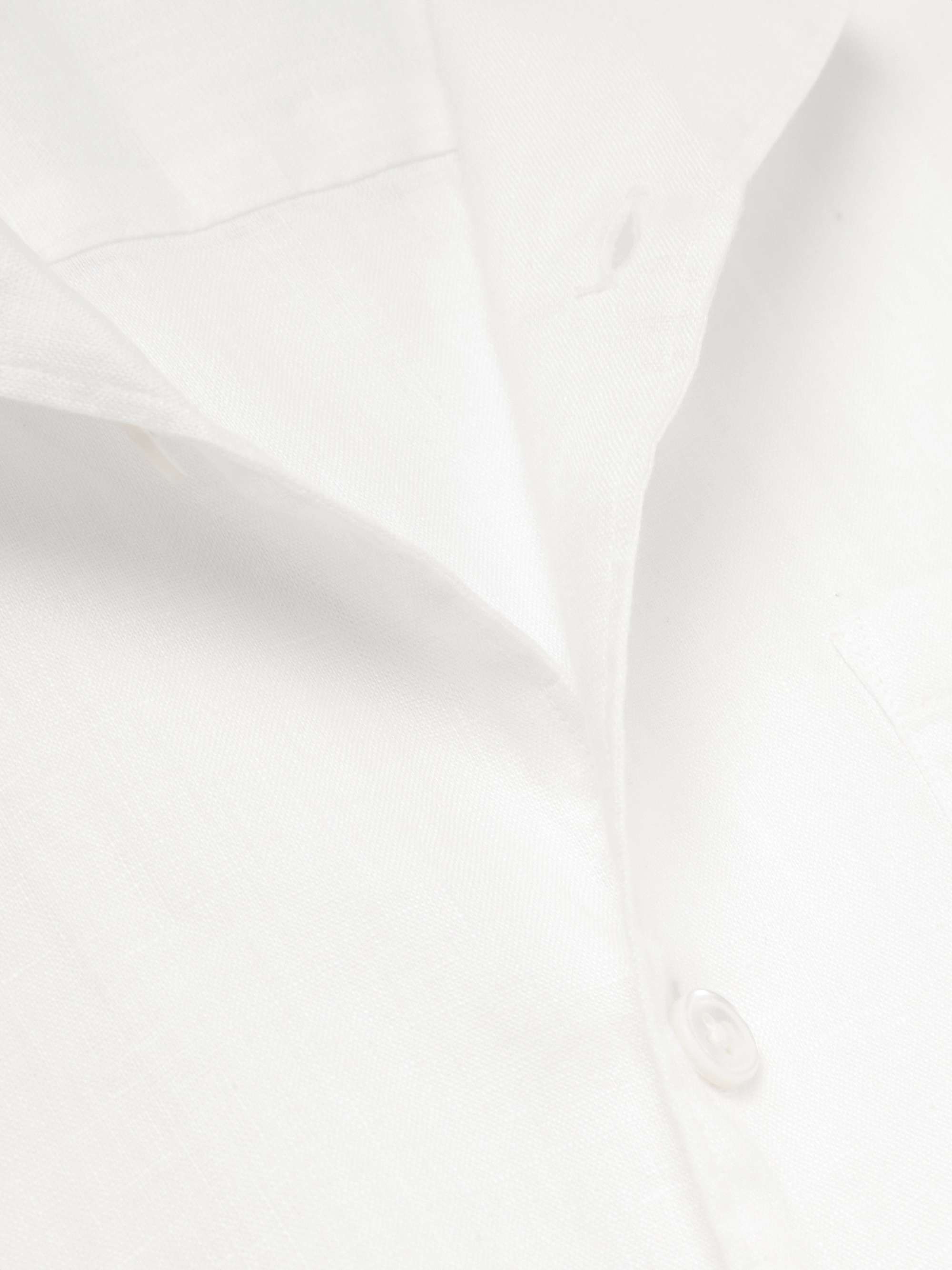 THEORY Noll Camp-Collar Linen Shirt for Men | MR PORTER