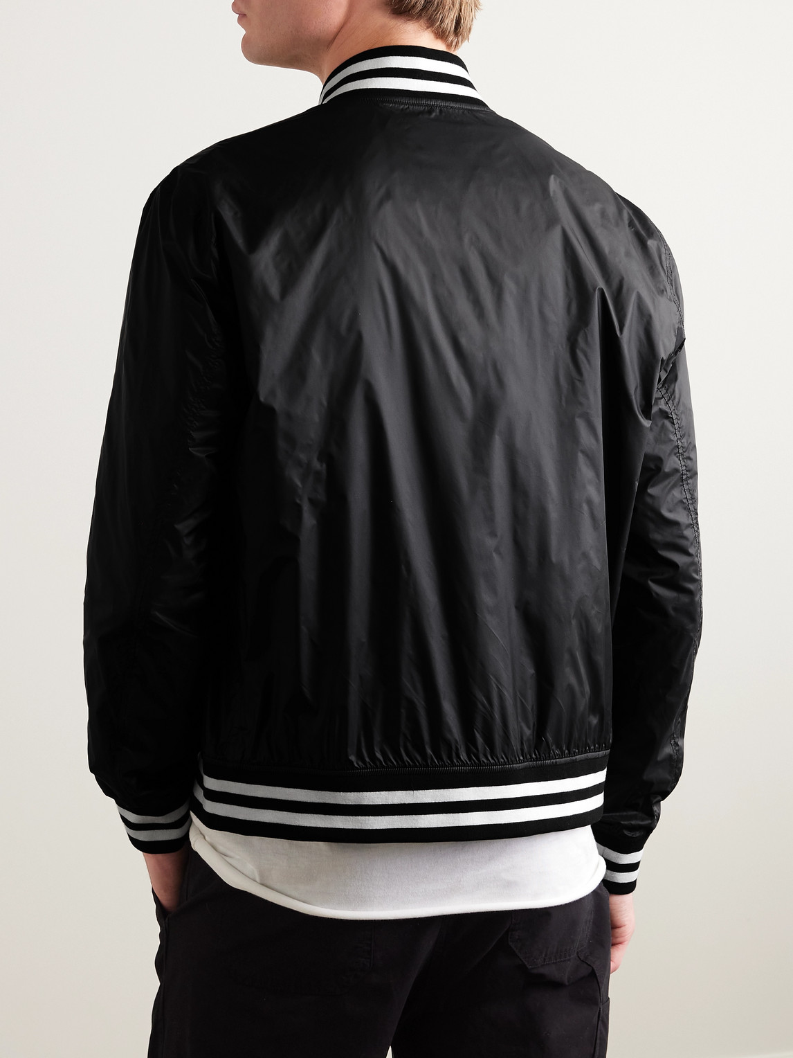  Theory - Shell Bomber Jacket - Men - Black - Xl 