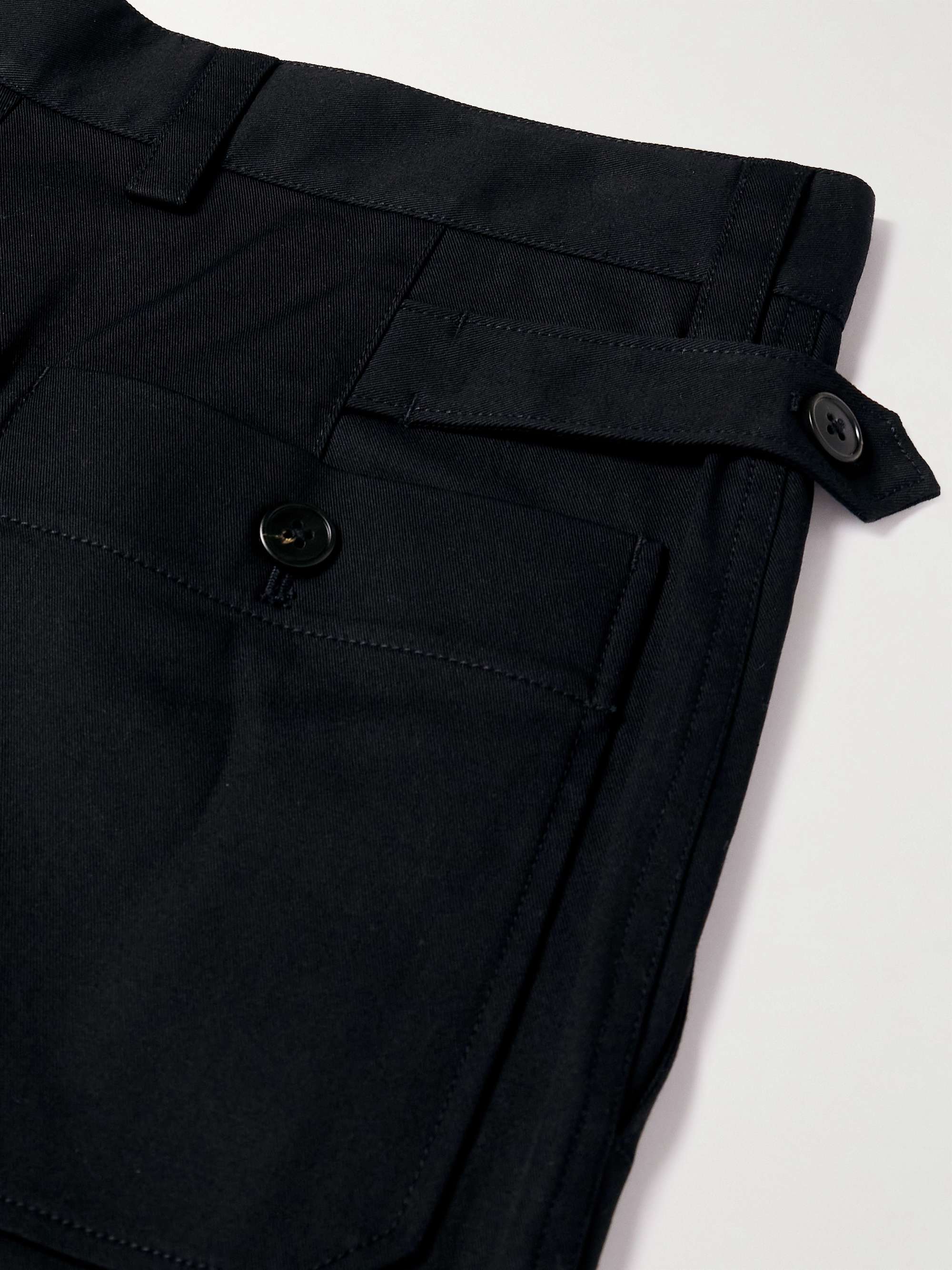 THEORY + Lucas Ossendrijver Straight-Leg Stretch-Cotton Twill Shorts ...