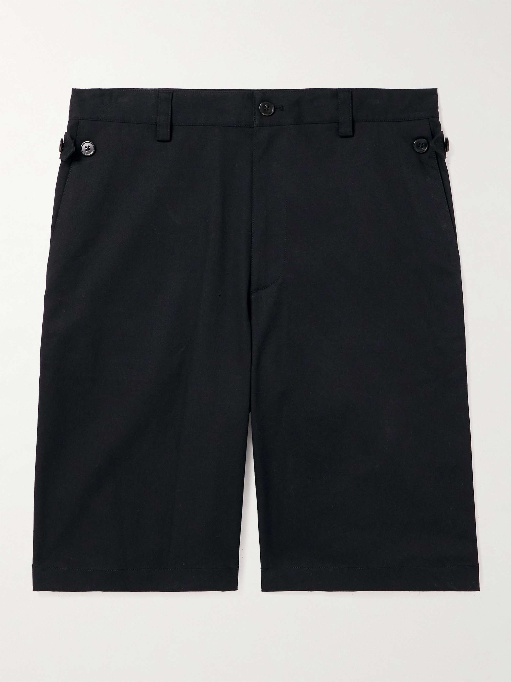 THEORY + Lucas Ossendrijver Straight-Leg Stretch-Cotton Twill Shorts ...