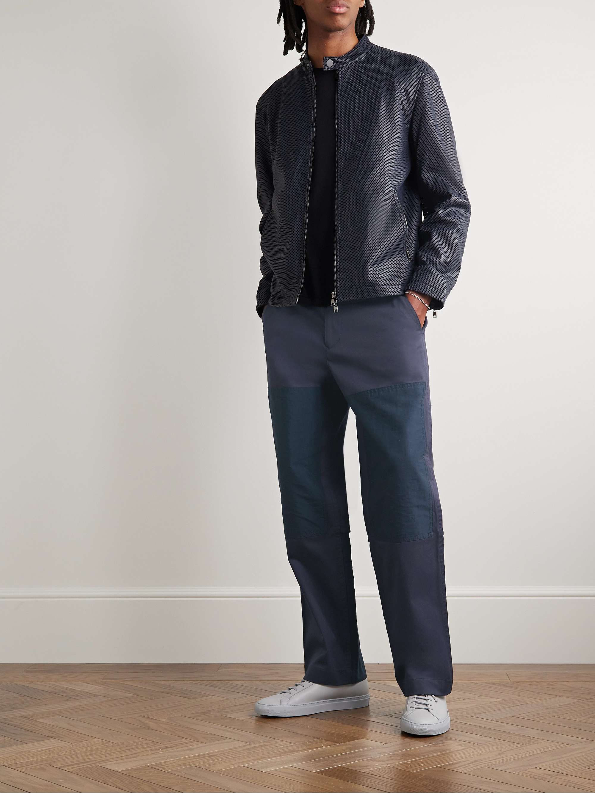 THEORY + Lucas Ossendrijver Wide-Leg Cotton-Blend Twill Trousers for ...