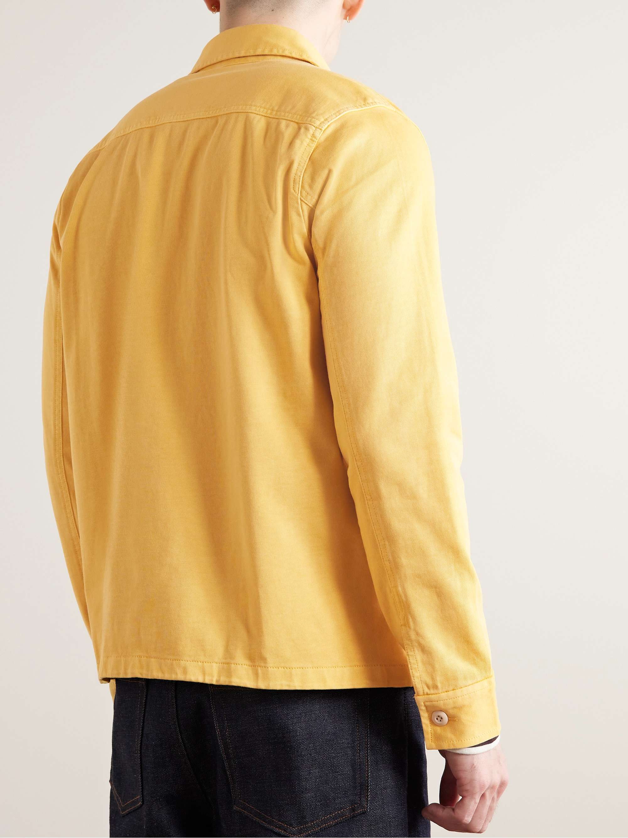 FAHERTY Cotton-Jersey Shirt Jacket