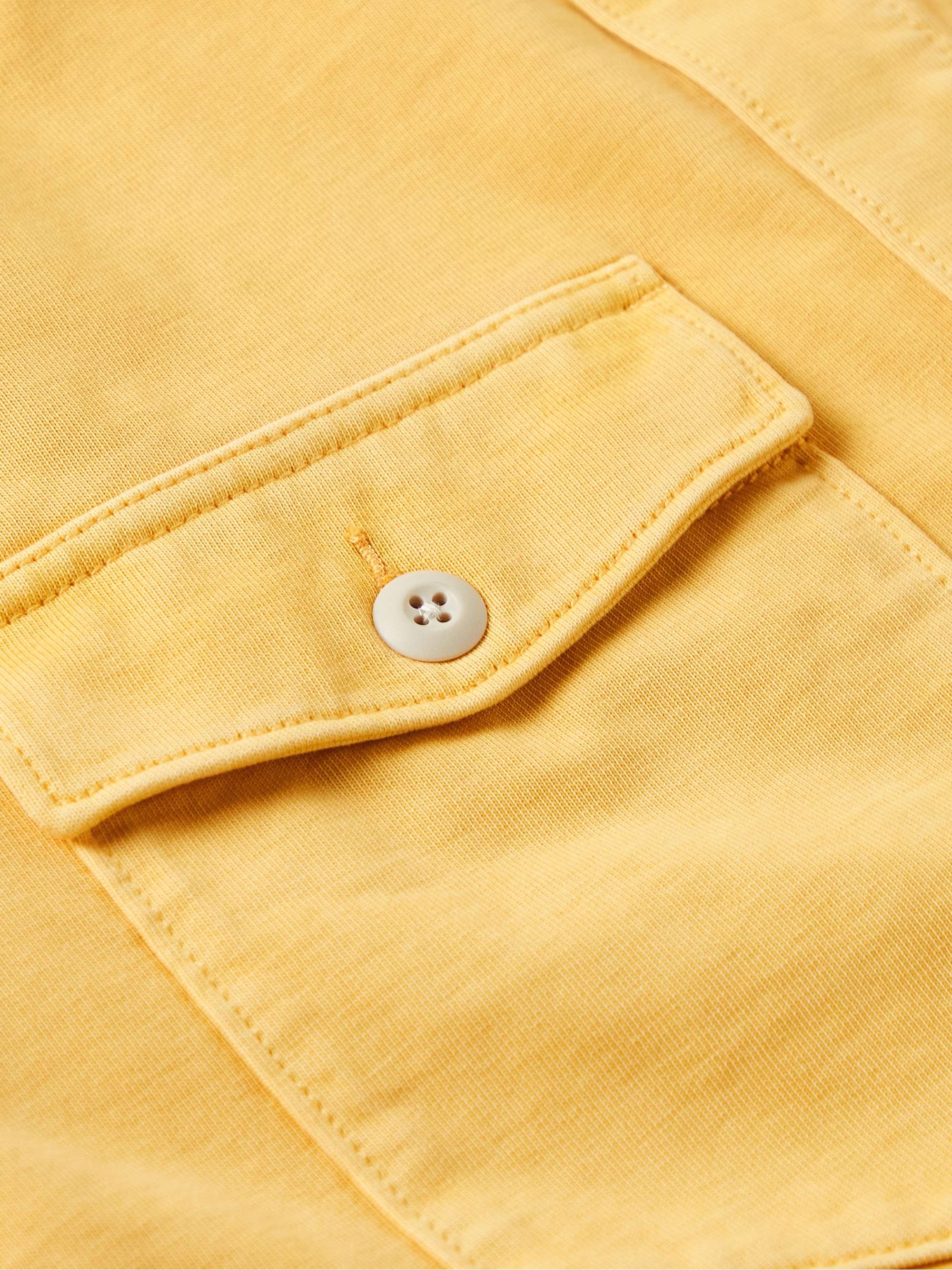 FAHERTY Cotton-Jersey Shirt Jacket