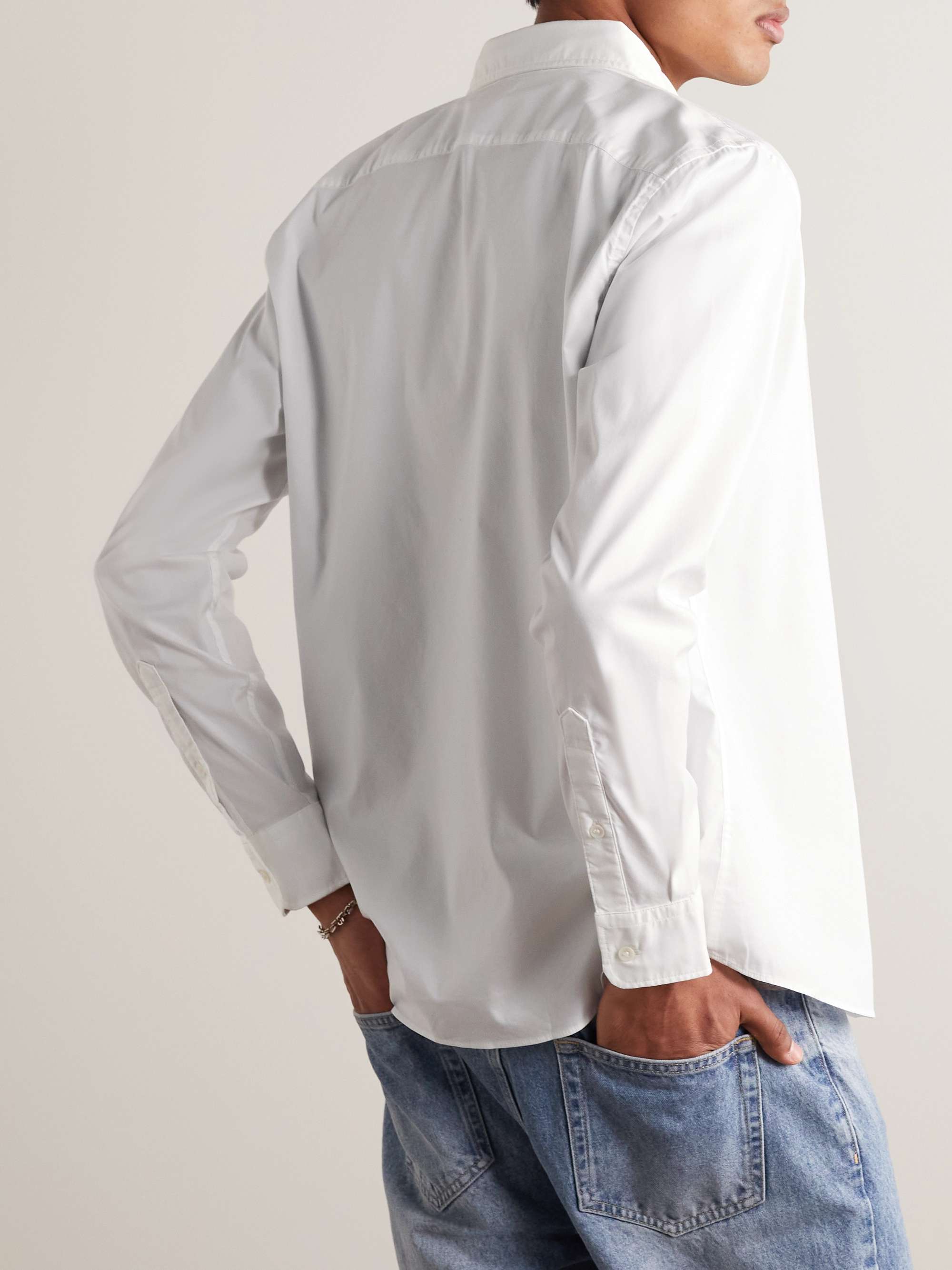 FAHERTY Movement Stretch Supima Cotton-Blend Shirt