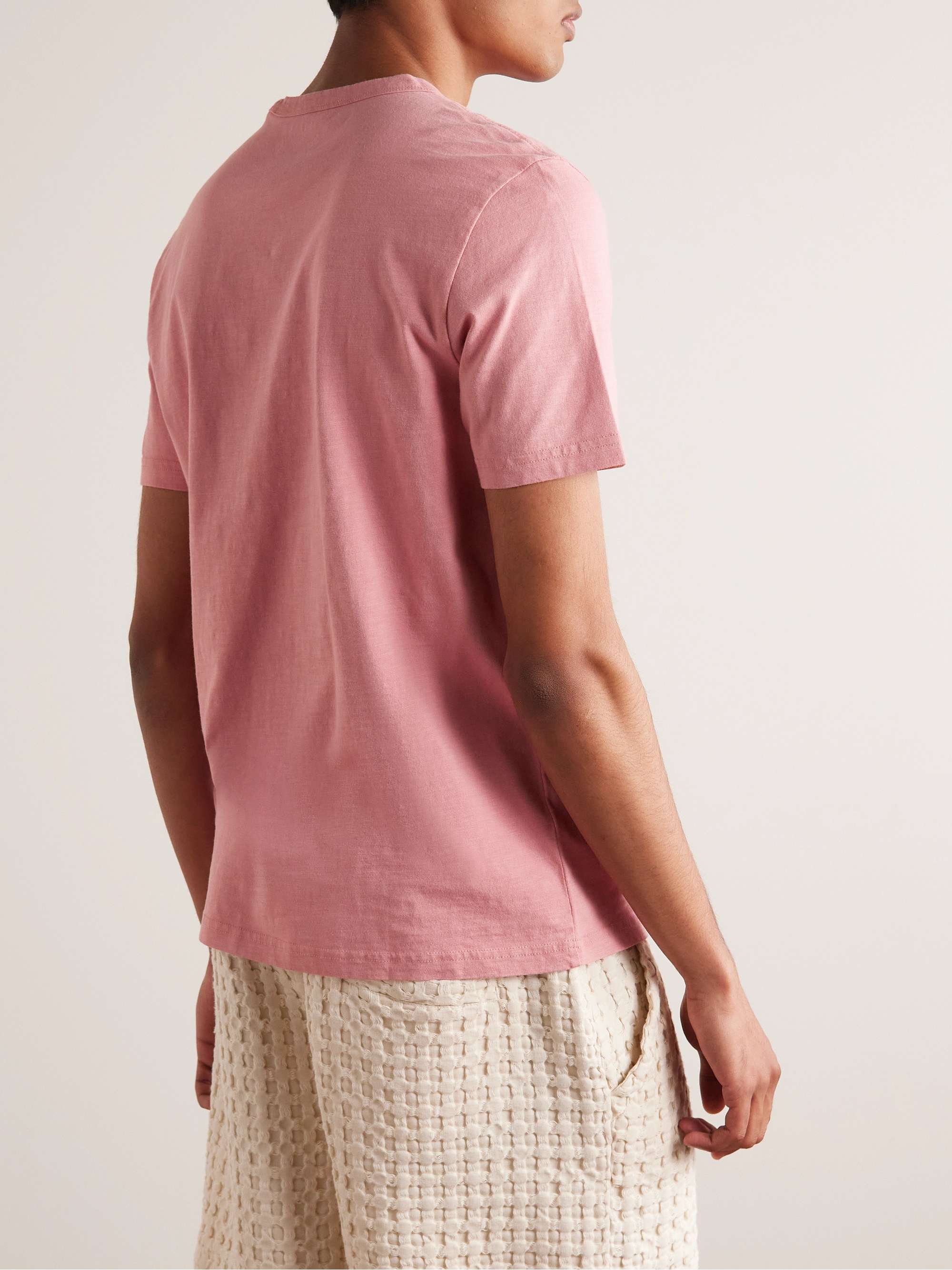FAHERTY Sunwashed Organic Cotton-Jersey T-Shirt